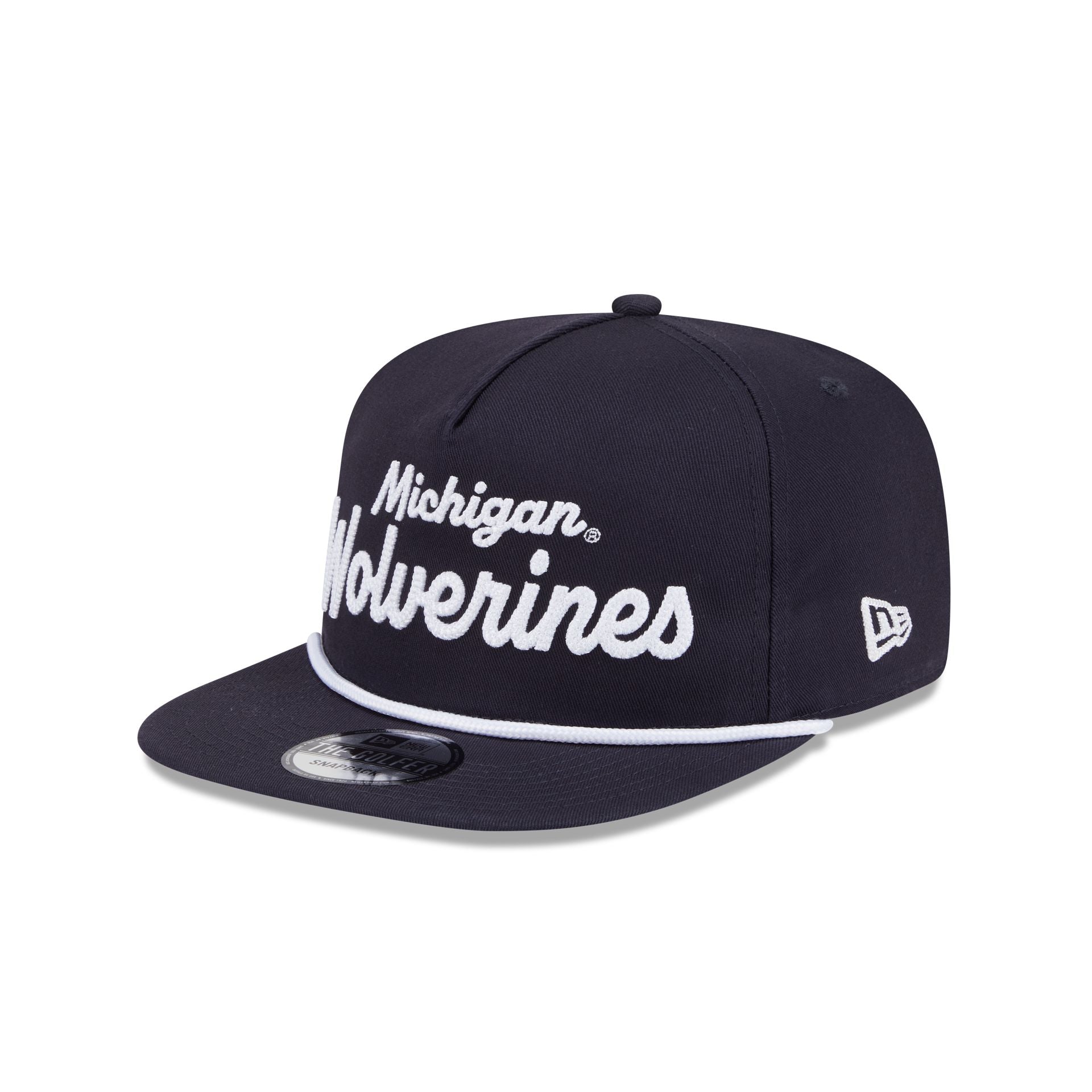 Michigan Wolverines Team Text Golfer Hat - Image 3