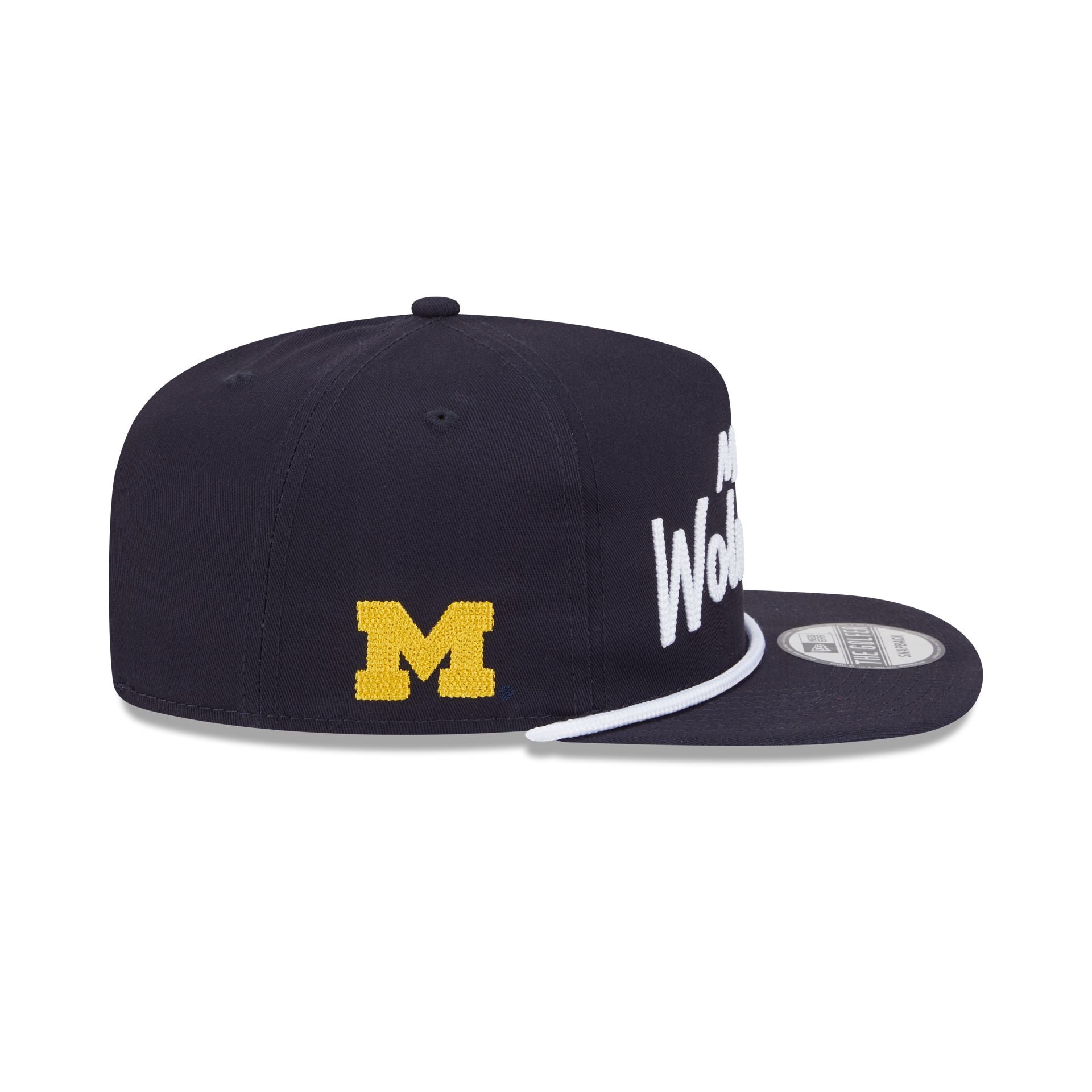 Michigan Wolverines Team Text Golfer Hat - Image 4