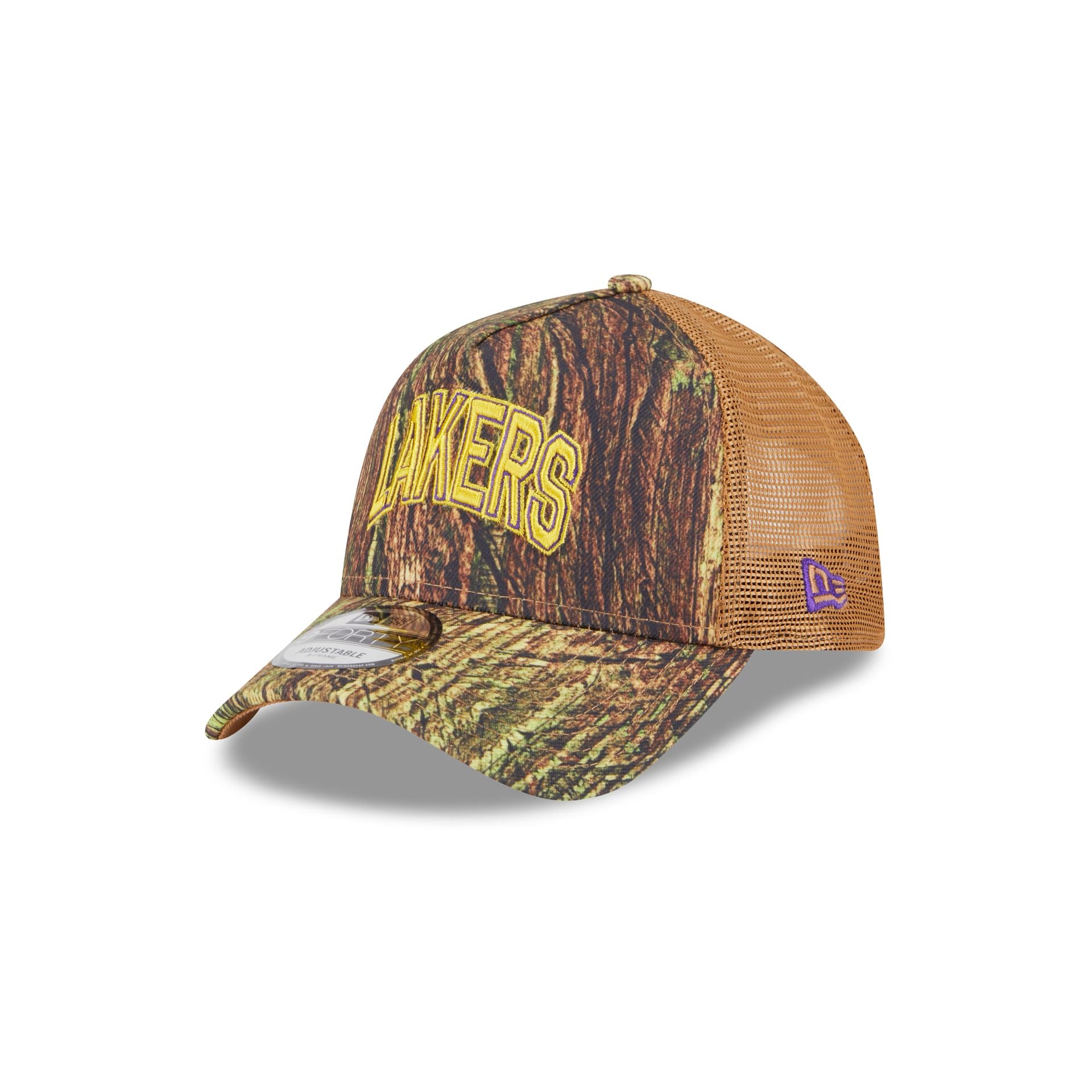Los Angeles Lakers 2025 All-Star Game Fan Pack Grove 9FORTY A-Frame Trucker Hat - Image 3
