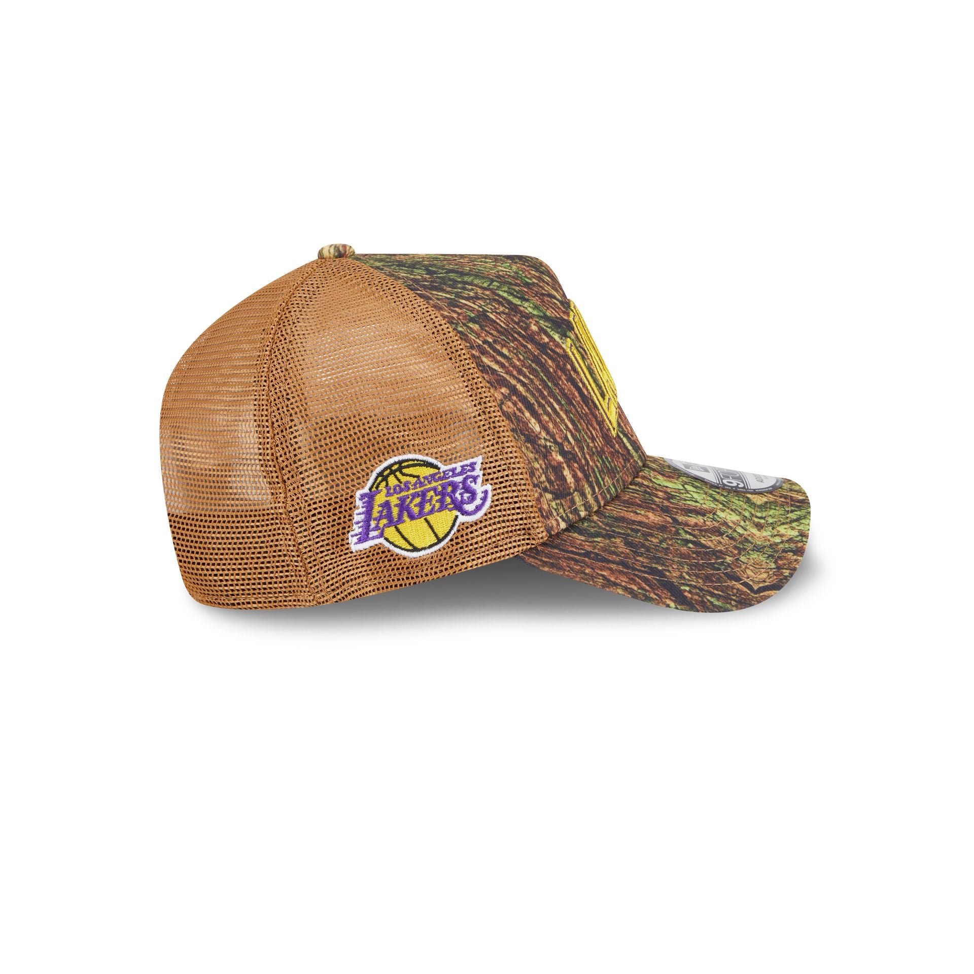 Los Angeles Lakers 2025 All-Star Game Fan Pack Grove 9FORTY A-Frame Trucker Hat - Image 4