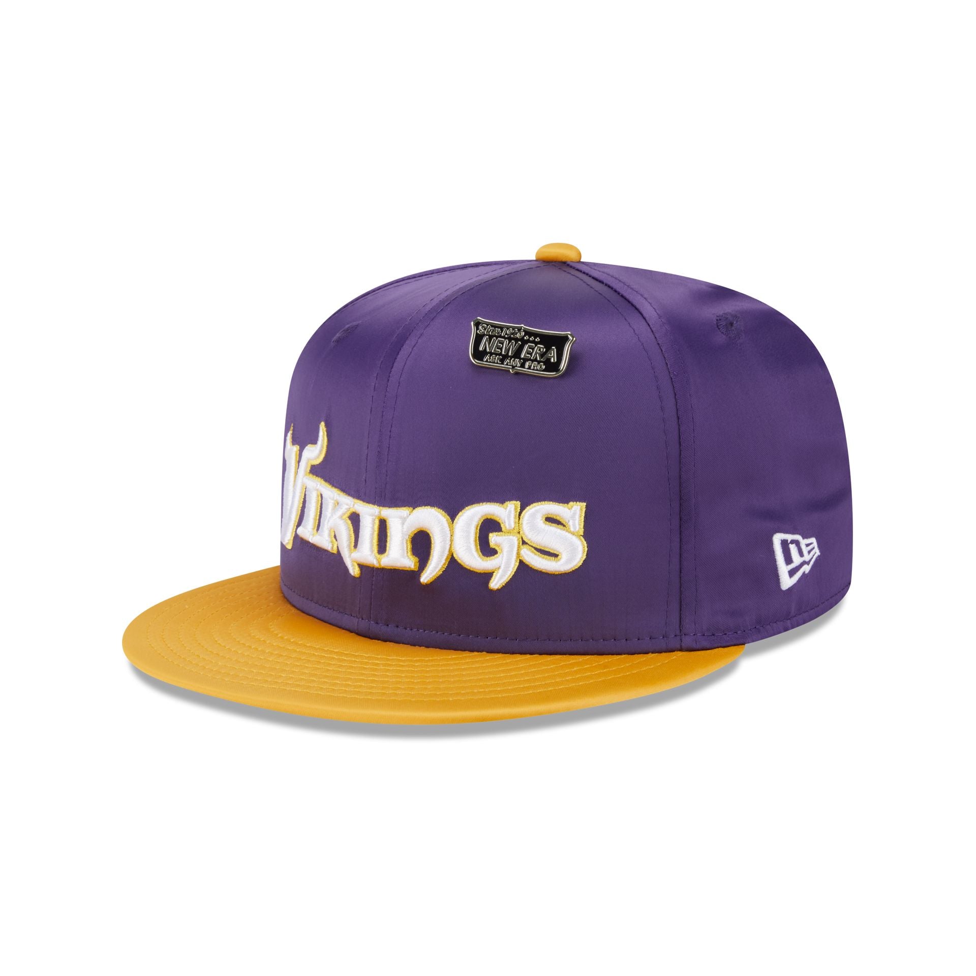 Minnesota Vikings Spring Satin 59FIFTY Fitted Hat - Image 3
