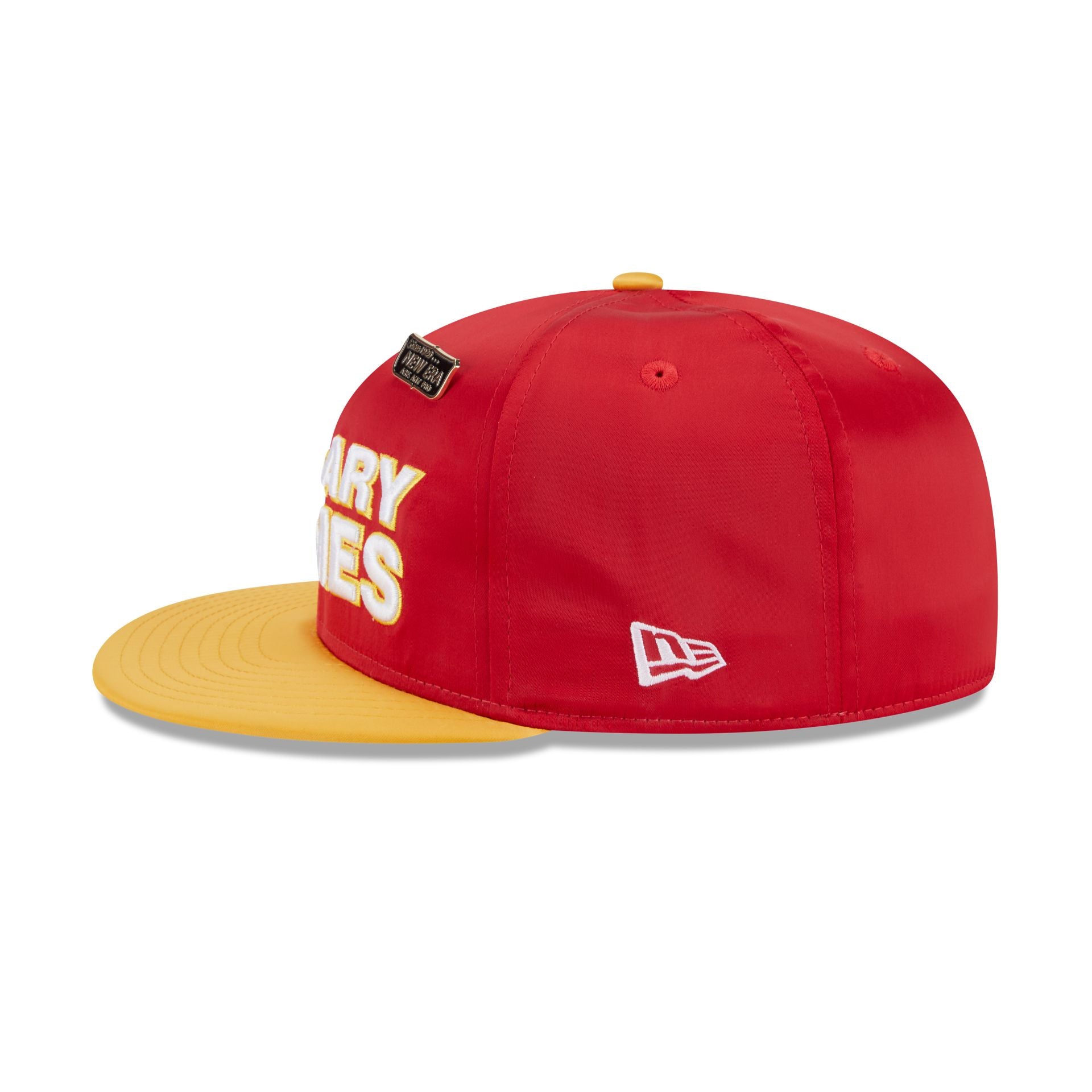 Calgary Flames Spring Satin 59FIFTY Fitted Hat - Image 5