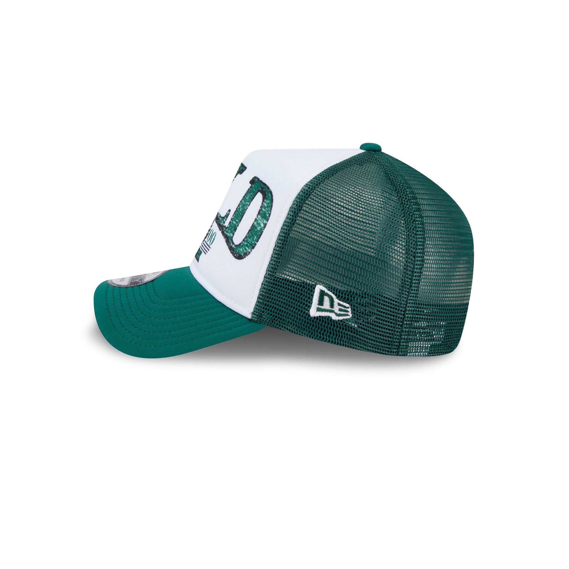 Minnesota Wild Distressed 9FORTY A-Frame Trucker Hat - Image 4