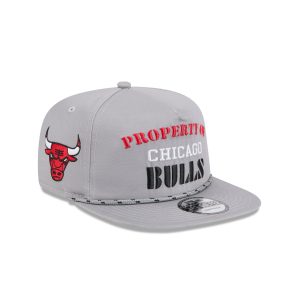 Chicago Bulls Vintage Gray Rope Golfer Hat
