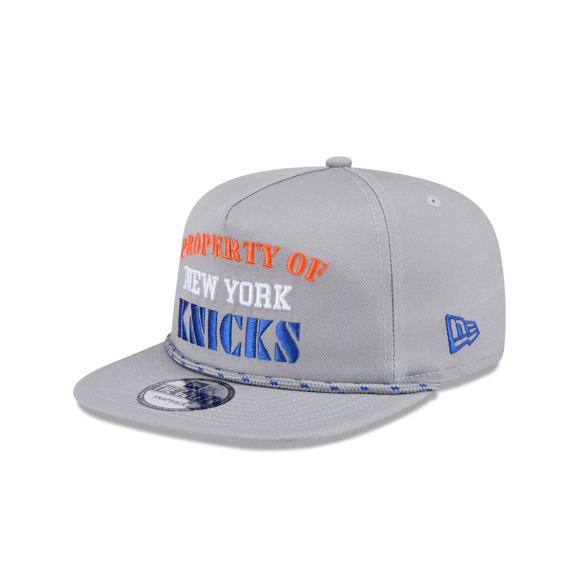 New York Knicks Vintage Gray Rope Golfer Hat - Image 3