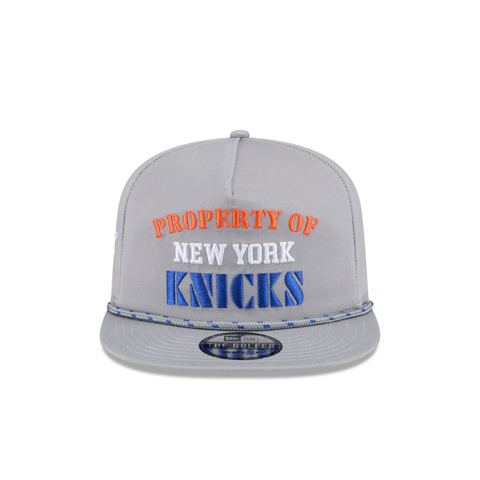 New York Knicks Vintage Gray Rope Golfer Hat - Image 2