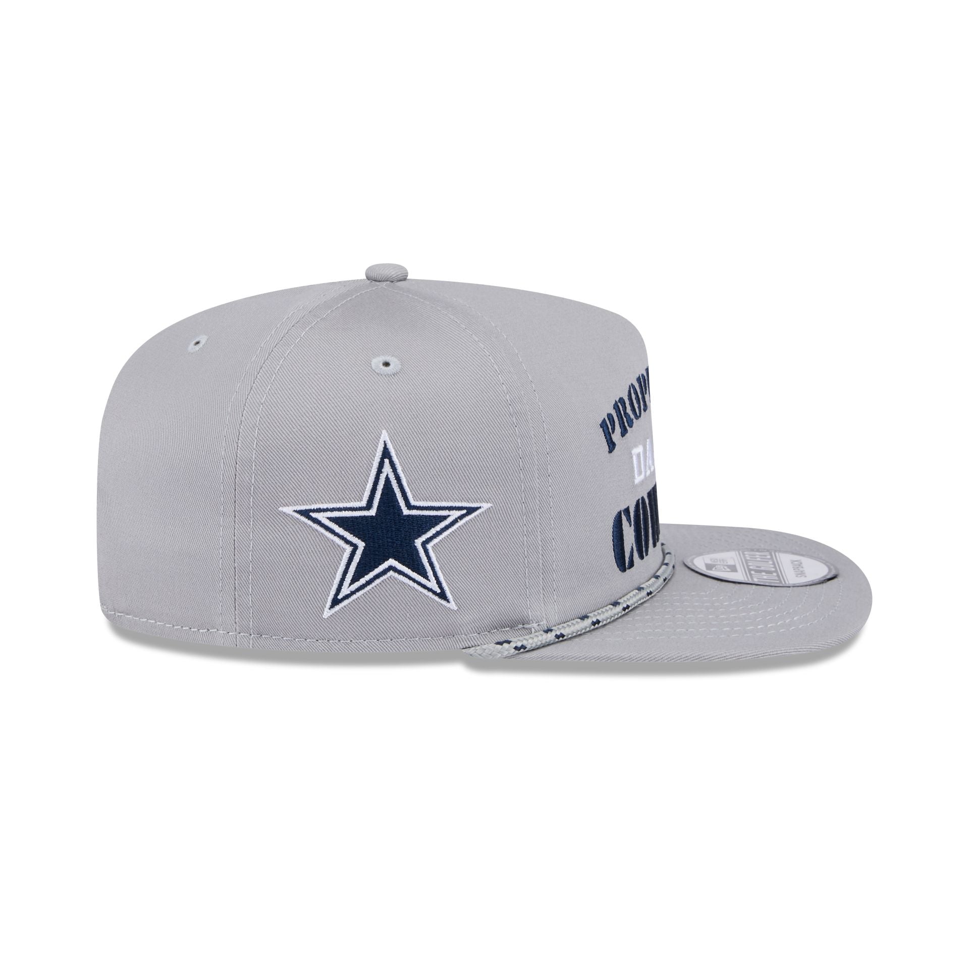 Dallas Cowboys Vintage Gray Rope Golfer Hat - Image 4