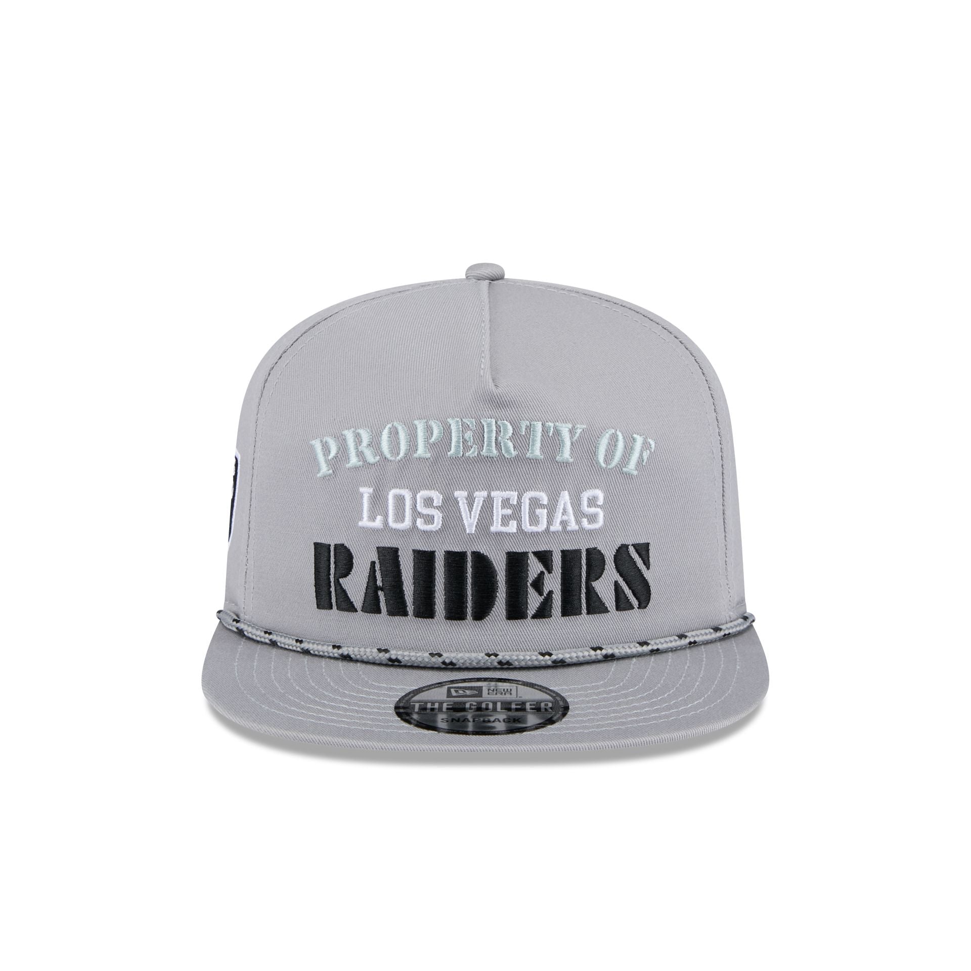Las Vegas Raiders Vintage Gray Rope Golfer Hat - Image 2
