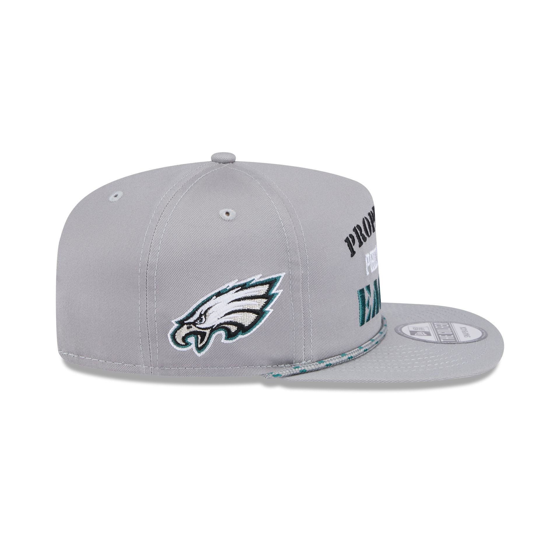 Philadelphia Eagles Vintage Gray Rope Golfer Hat - Image 4