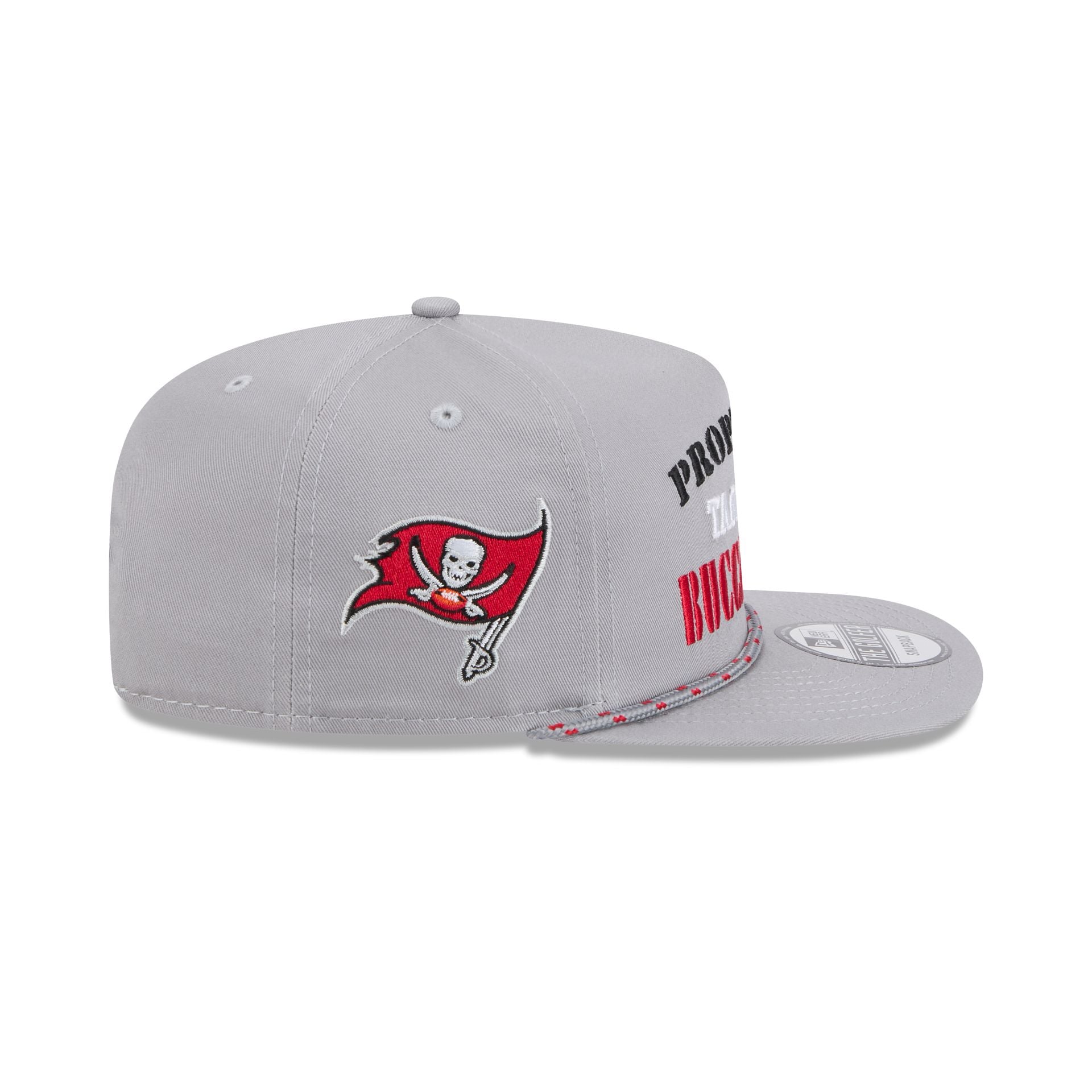 Tampa Bay Buccaneers Vintage Gray Rope Golfer Hat - Image 4