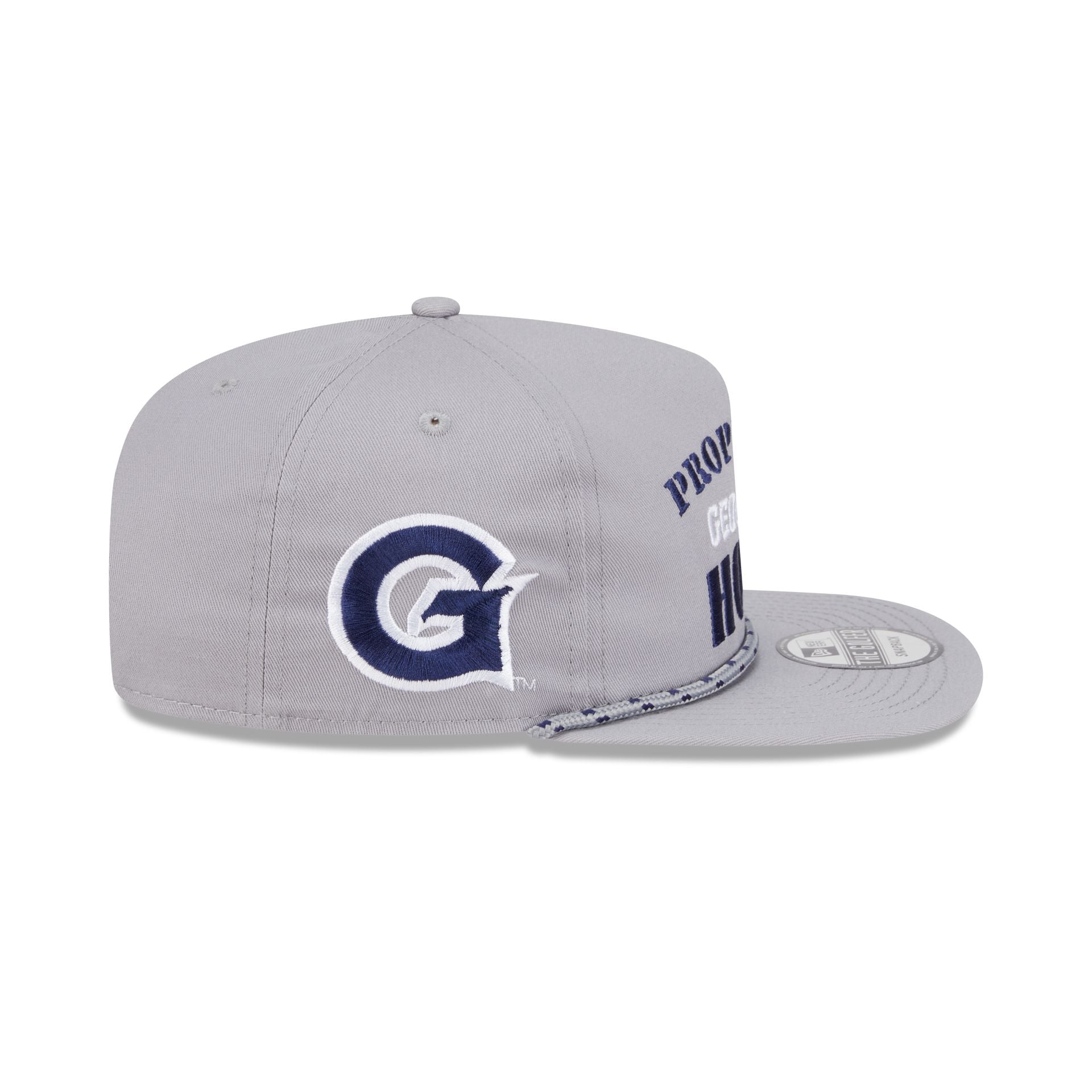 Georgetown Hoyas Vintage Gray Rope Golfer Hat - Image 4