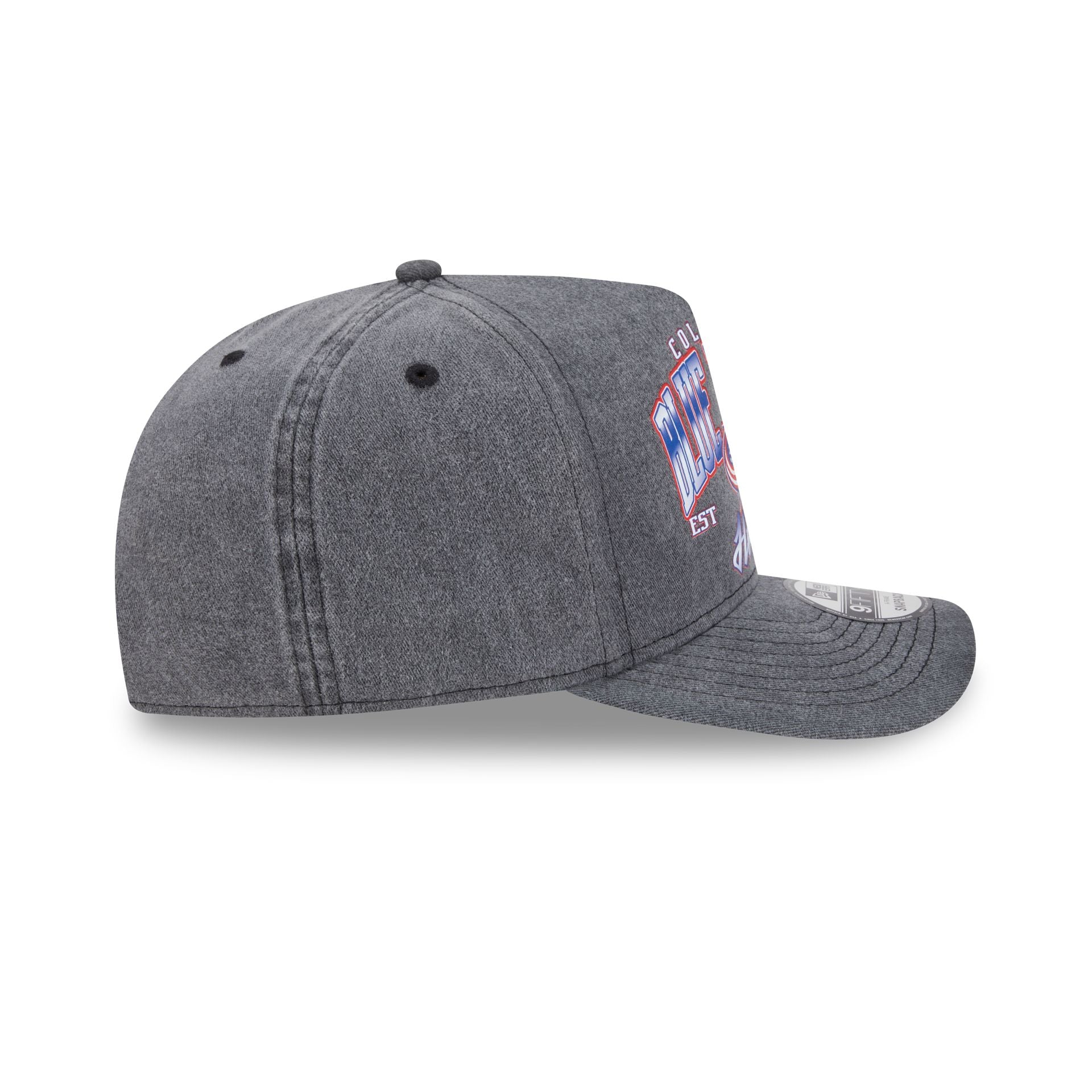 Columbus Blue Jackets Washed 9FIFTY A-Frame Snapback Hat - Image 5