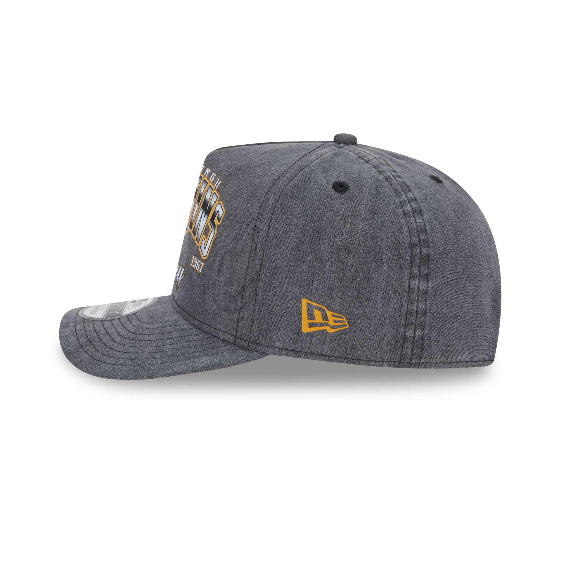 Pittsburgh Penguins Washed 9FIFTY A-Frame Snapback Hat - Image 4