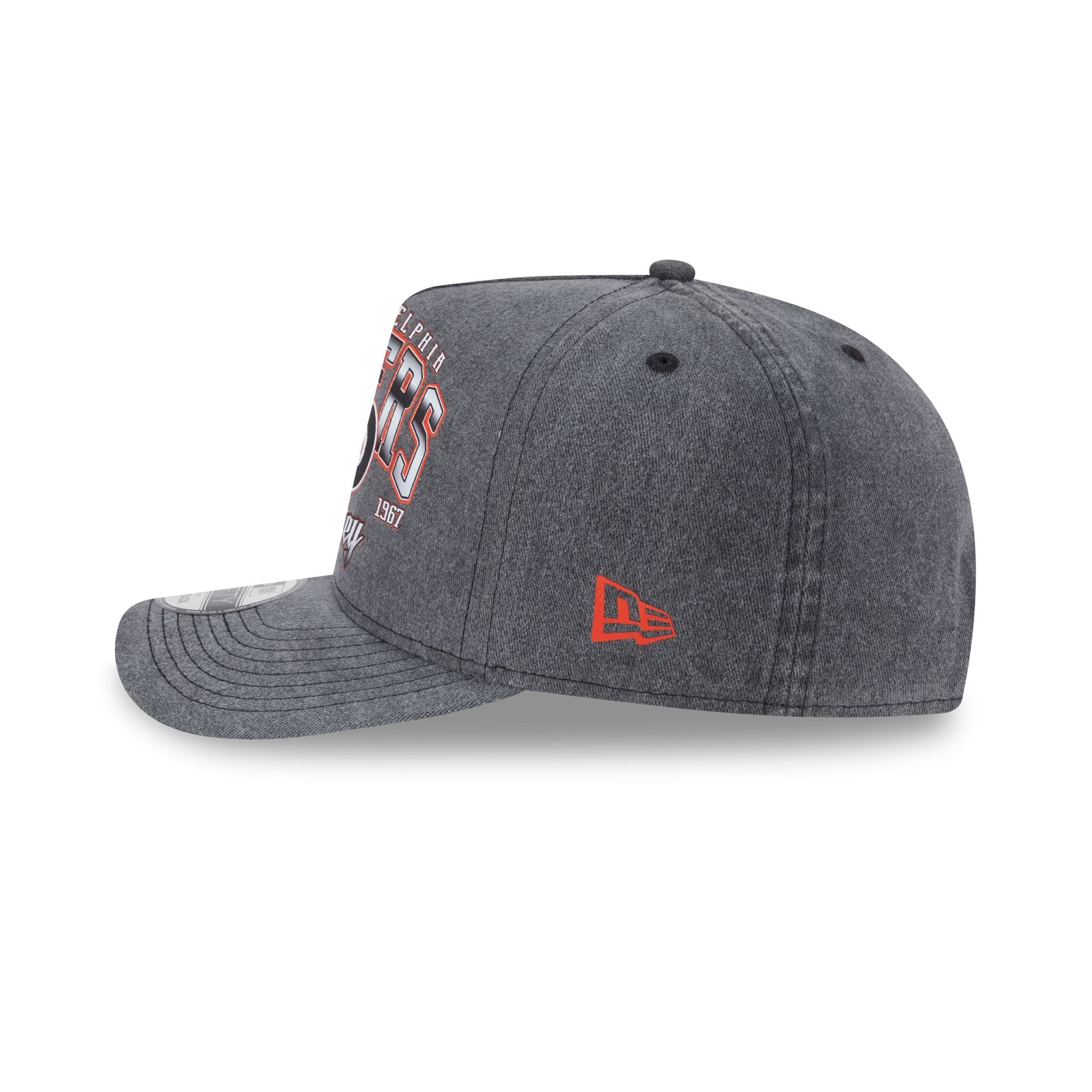 Philadelphia Flyers Washed 9FIFTY A-Frame Snapback Hat - Image 4