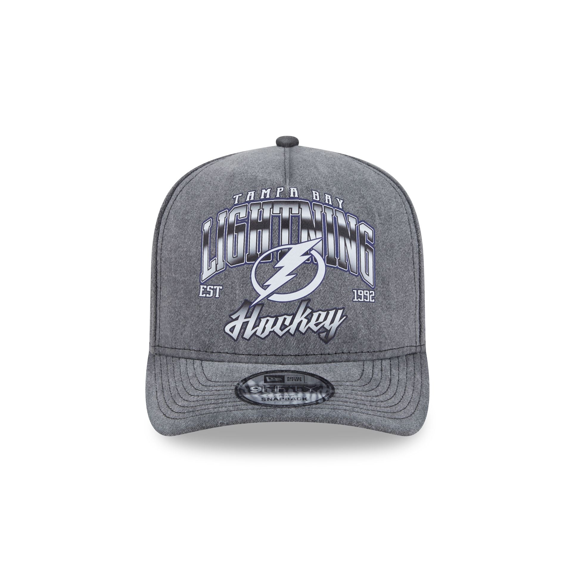 Tampa Bay Lightning Washed 9FIFTY A-Frame Snapback Hat - Image 2