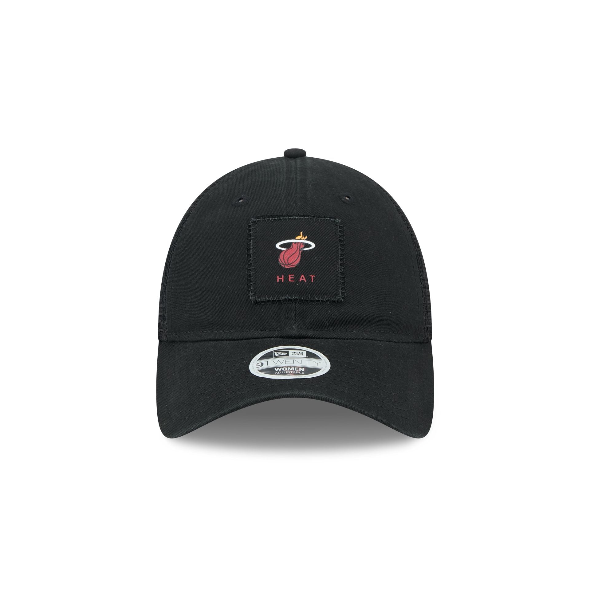 Miami Heat Women's Square Stitch 9TWENTY Trucker Hat - Image 2