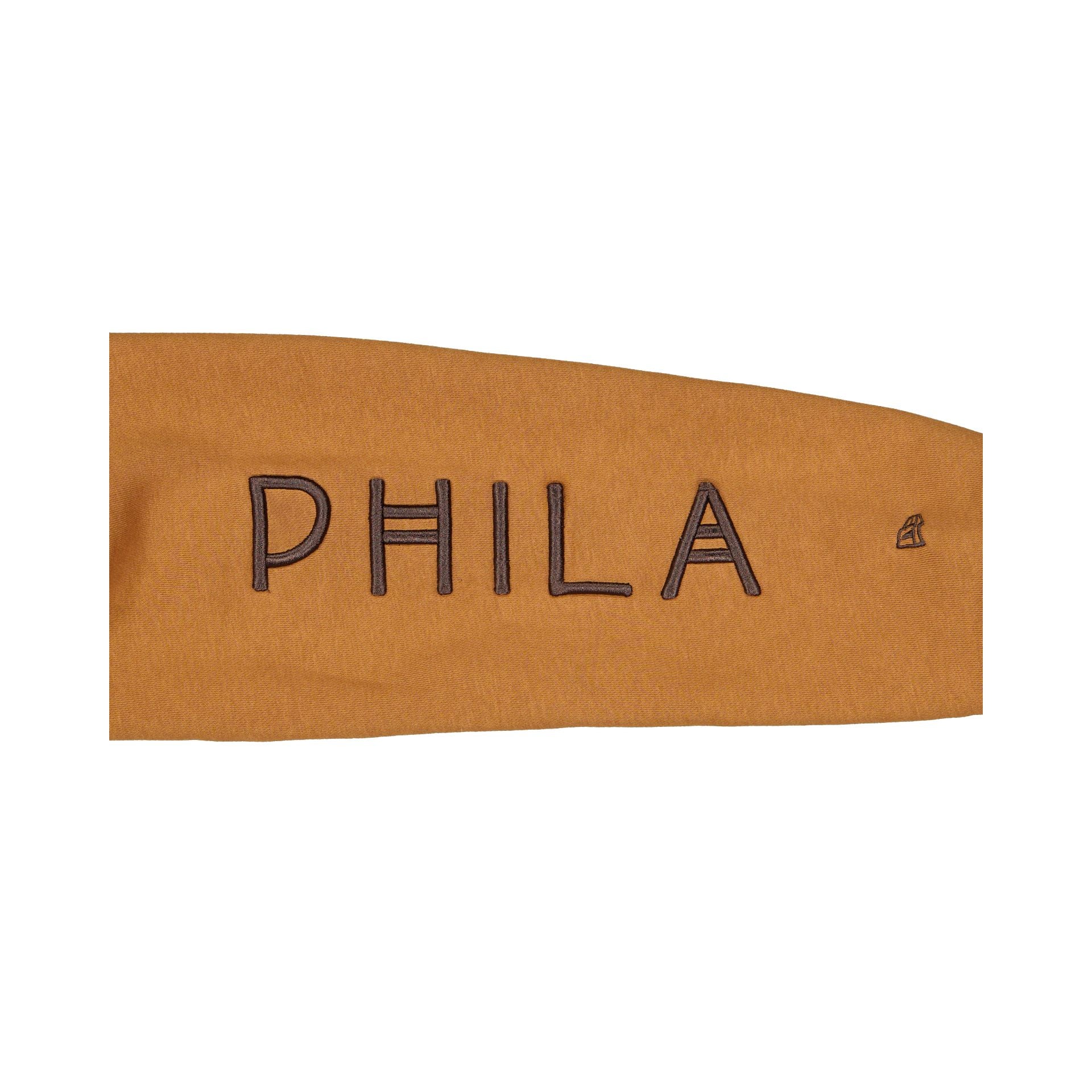 Philadelphia 76ers 2025 All-Star Game Victory Grove Women's Light Bronze Hoodie - Image 3