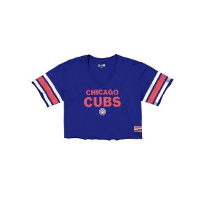 Chicago Cubs Throwback Cropped Women's T-Shirt