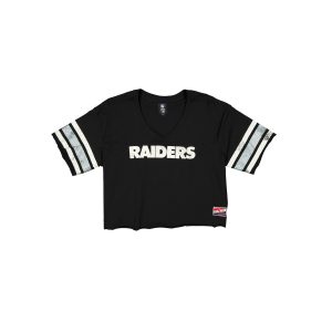 Las Vegas Raiders Throwback Cropped Women's T-Shirt