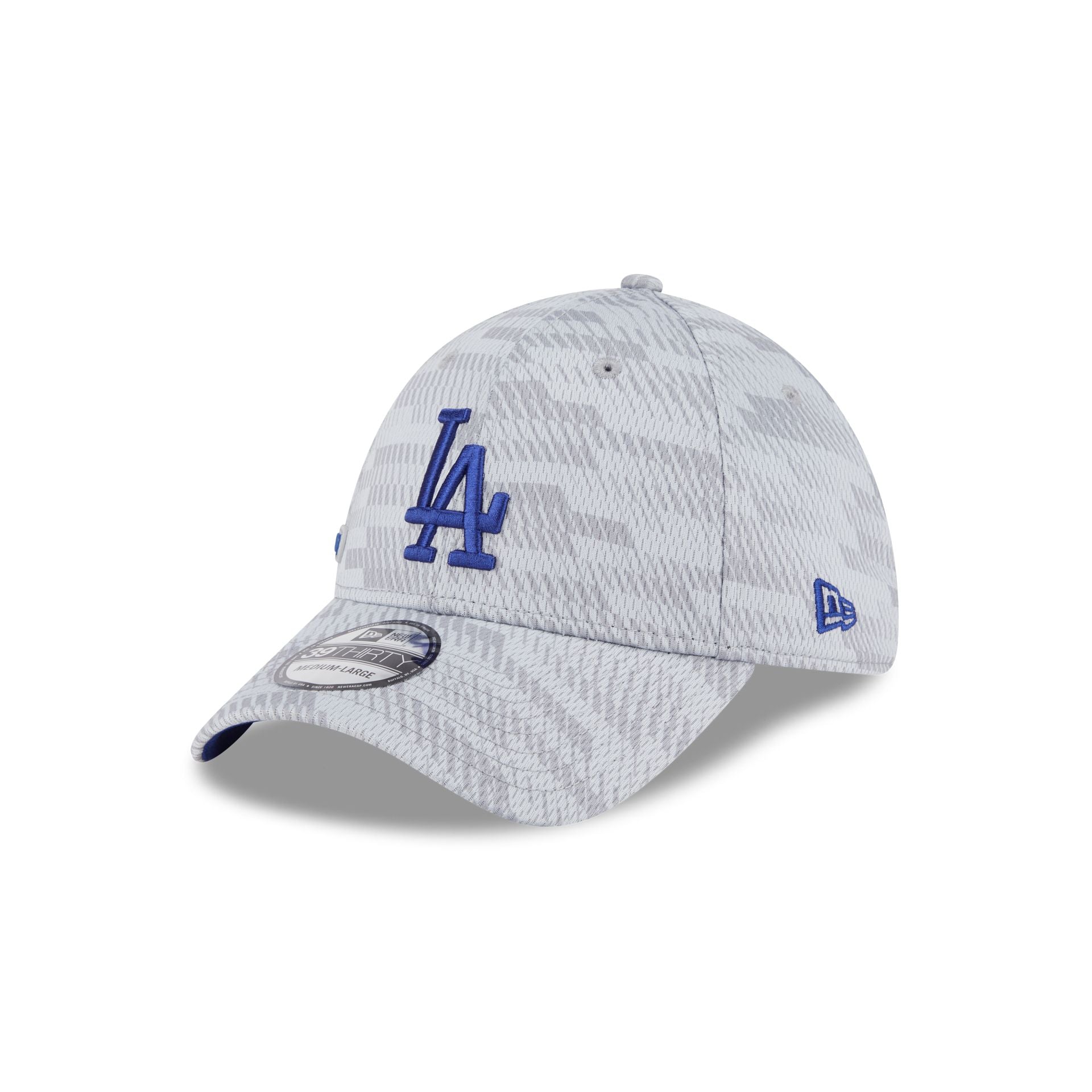 Los Angeles Dodgers 2025 Clubhouse Gray 39THIRTY Stretch Fit - Image 3