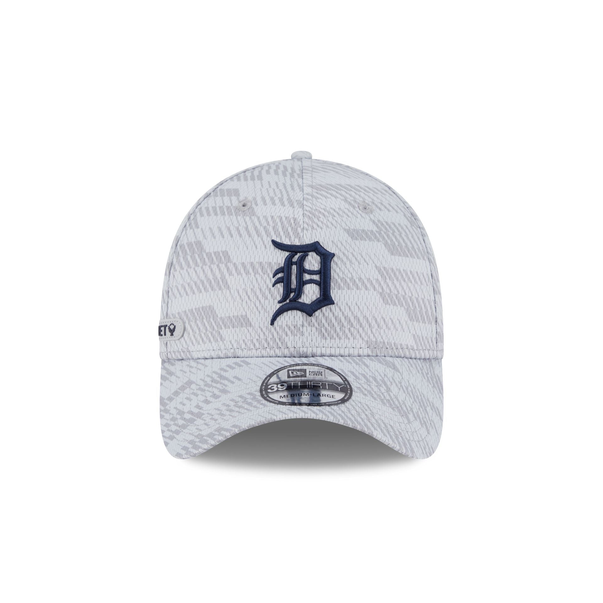Detroit Tigers 2025 Clubhouse Gray 39THIRTY Stretch Fit - Image 2
