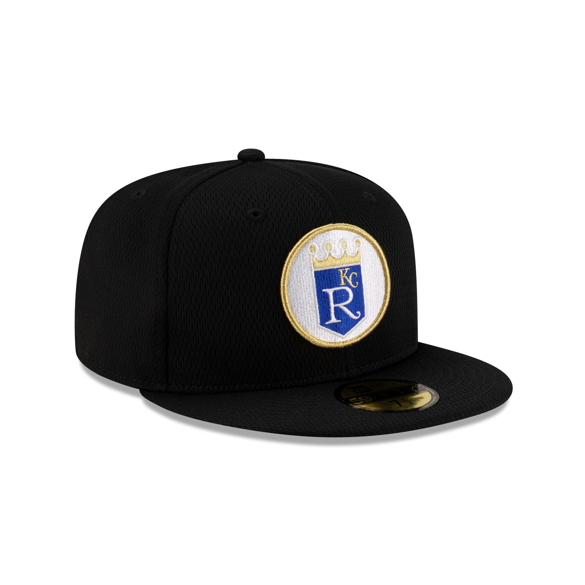 Kansas City Royals 2025 Clubhouse Alt Black 59FIFTY Fitted Hat - Image 3