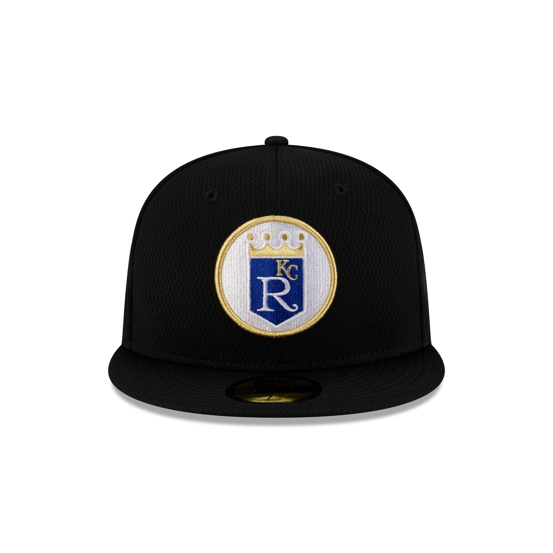 Kansas City Royals 2025 Clubhouse Alt Black 59FIFTY Fitted Hat - Image 2