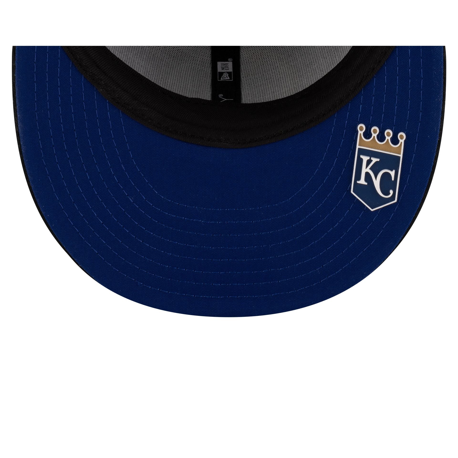 Kansas City Royals 2025 Clubhouse Alt Black 59FIFTY Fitted Hat - Image 7