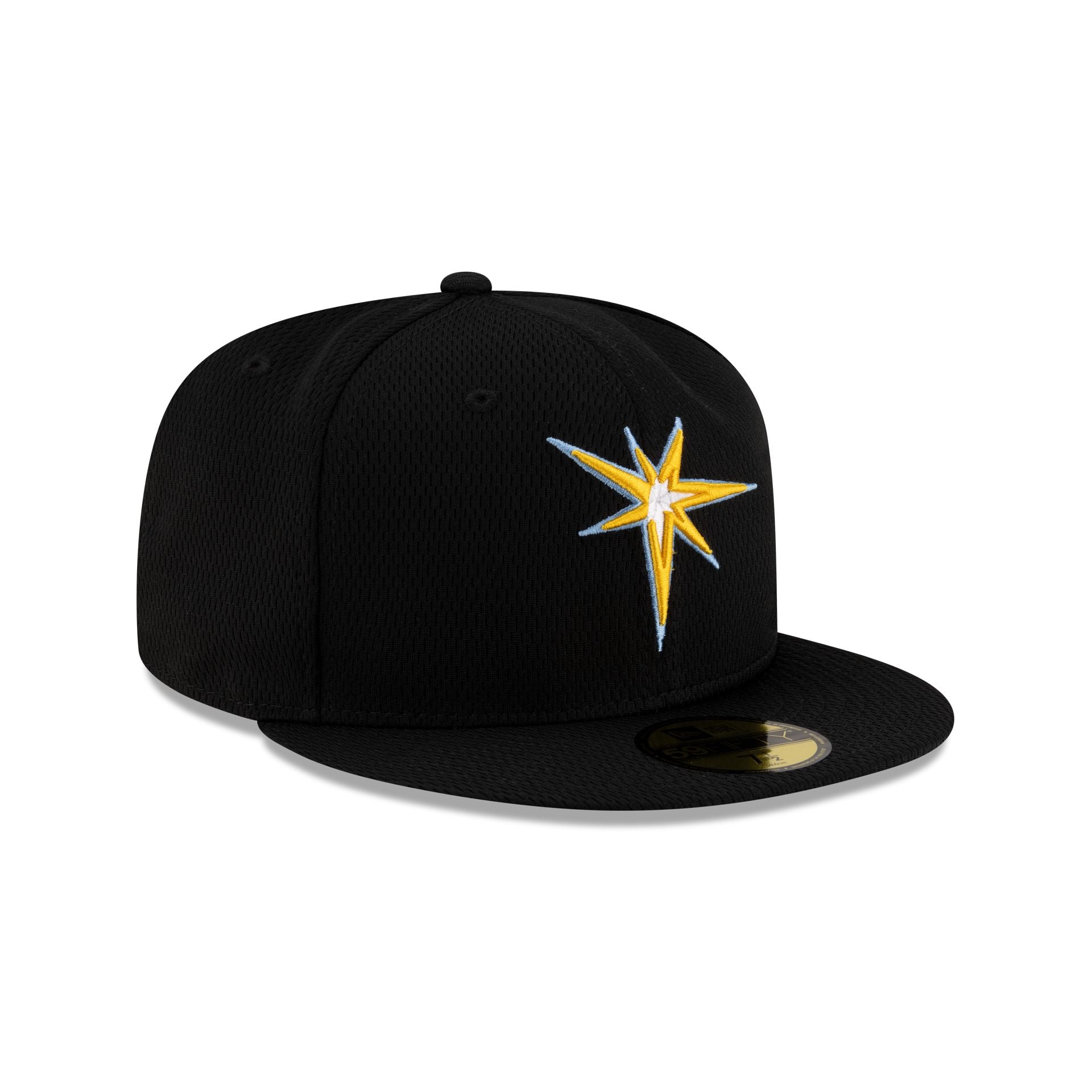 Tampa Bay Rays 2025 Clubhouse Alt Black 59FIFTY Fitted Hat - Image 3