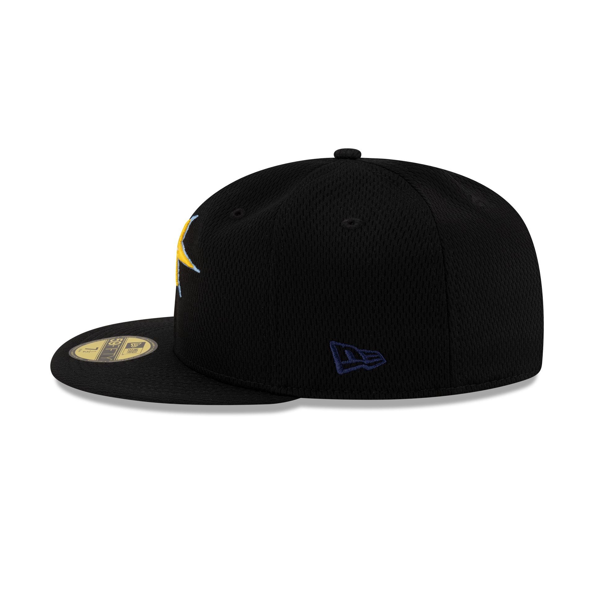 Tampa Bay Rays 2025 Clubhouse Alt Black 59FIFTY Fitted Hat - Image 4
