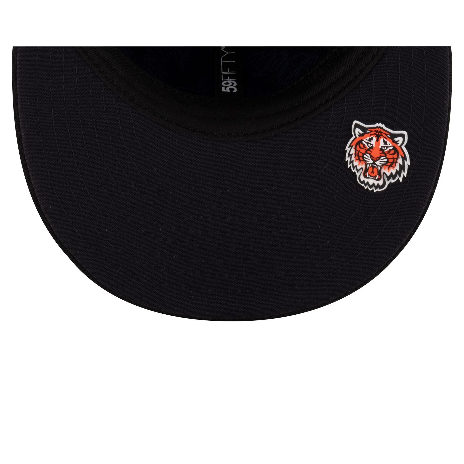 Detroit Tigers 2025 Clubhouse Black 59FIFTY Fitted Hat - Image 7