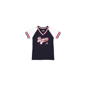 Atlanta Braves Girls Baseball T-Shirt