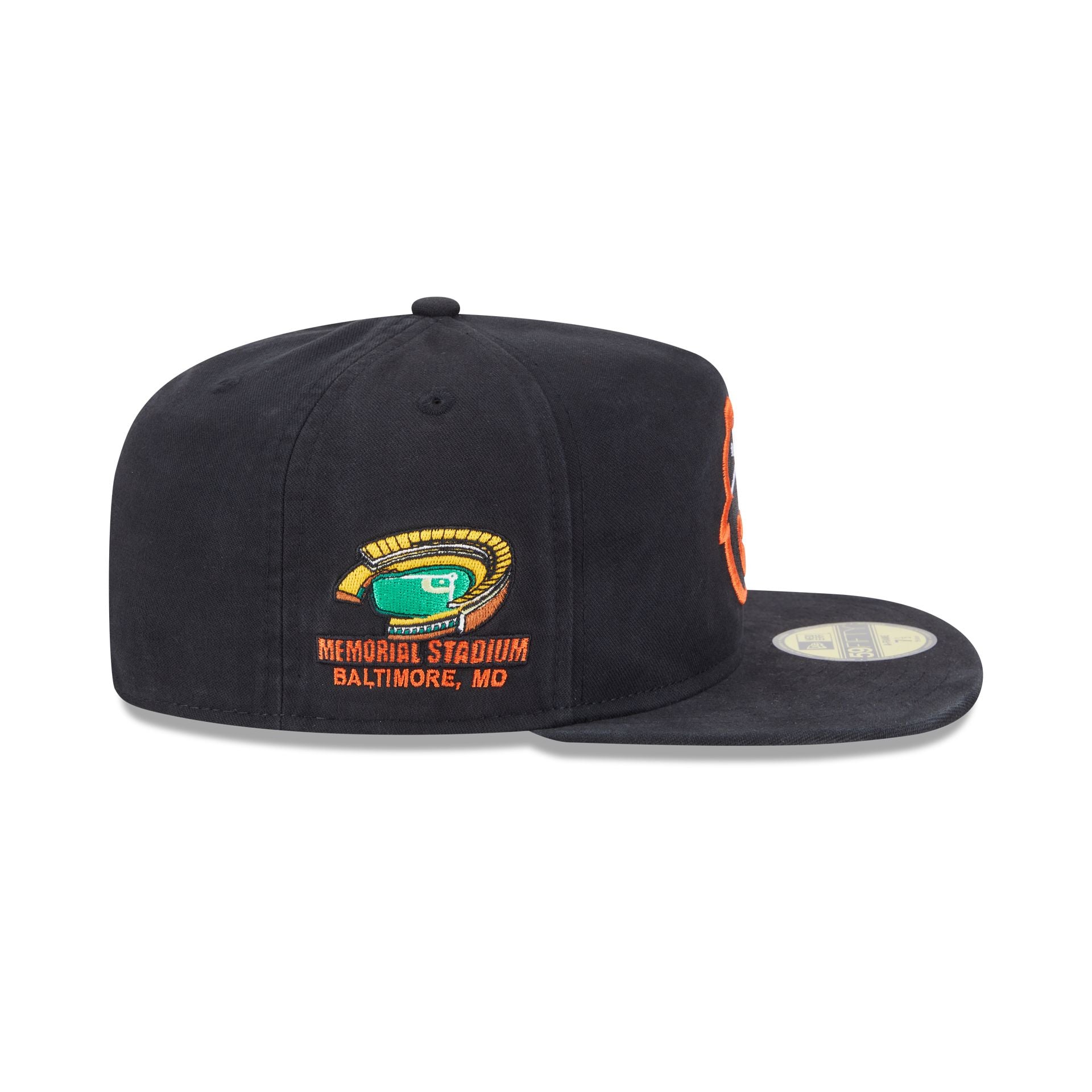 Baltimore Orioles Championship Side Flag 59FIFTY A-Frame Fitted Hat - Image 5