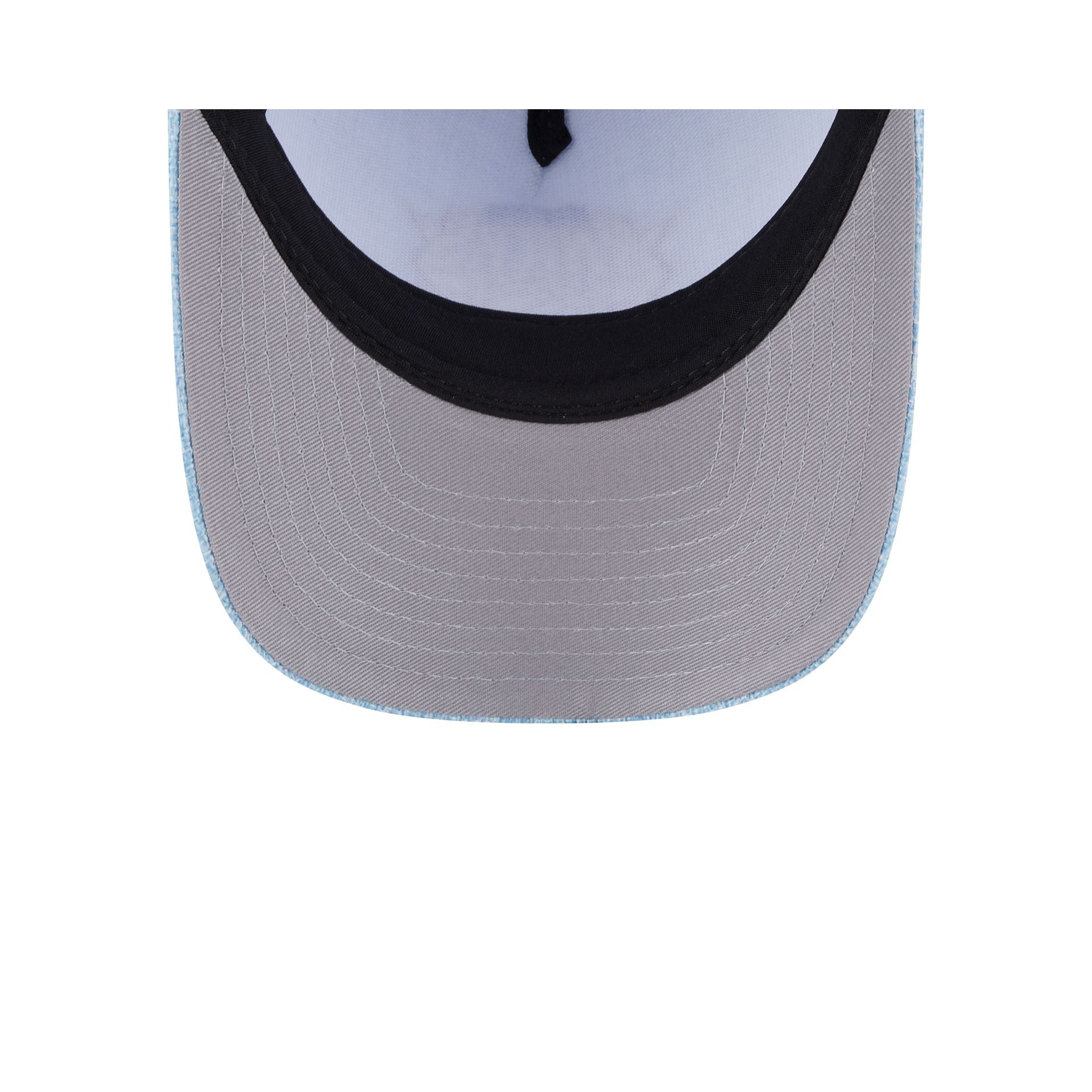 New York Knicks Cotton Weaver Blue 9FORTY M-Crown A-Frame Snapback Hat - Image 7