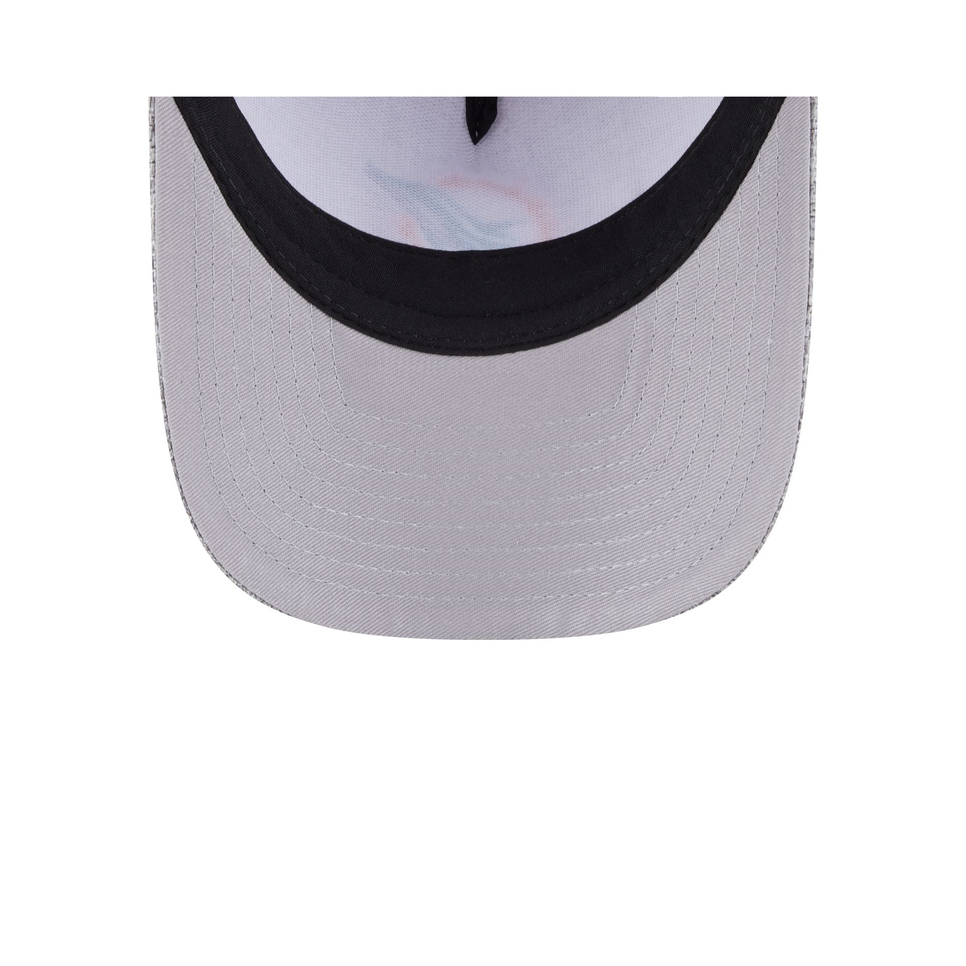 Miami Dolphins Cotton Weave Gray 9FORTY M-Crown A-Frame Snapback Hat - Image 7