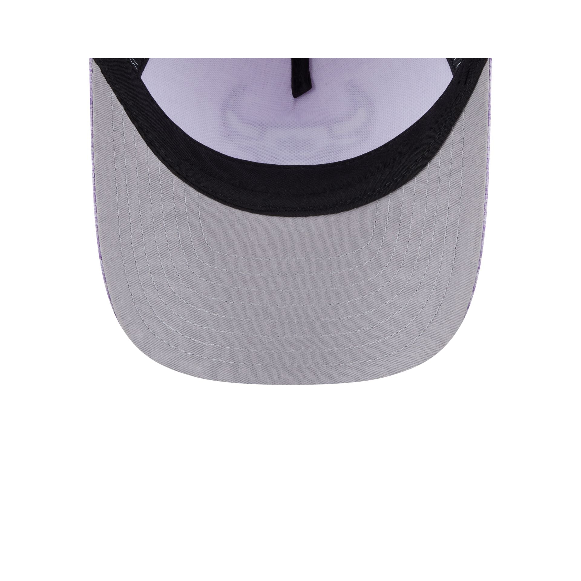 Chicago Bulls Cotton Weave Purple 9FORTY M-Crown A-Frame Snapback Hat - Image 7