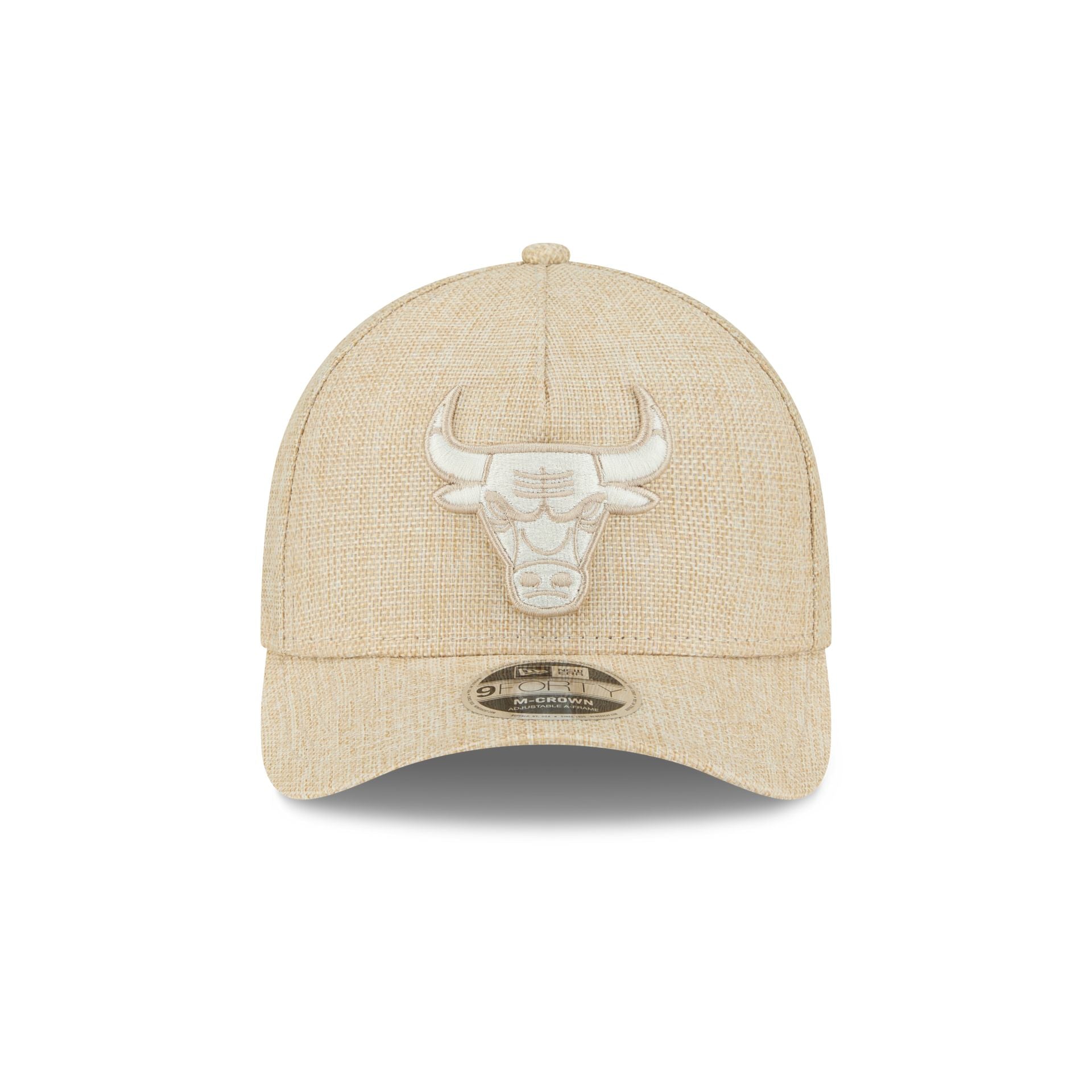 Chicago Bulls Cotton Weave Stone 9FORTY M-Crown A-Frame Snapback Hat - Image 2