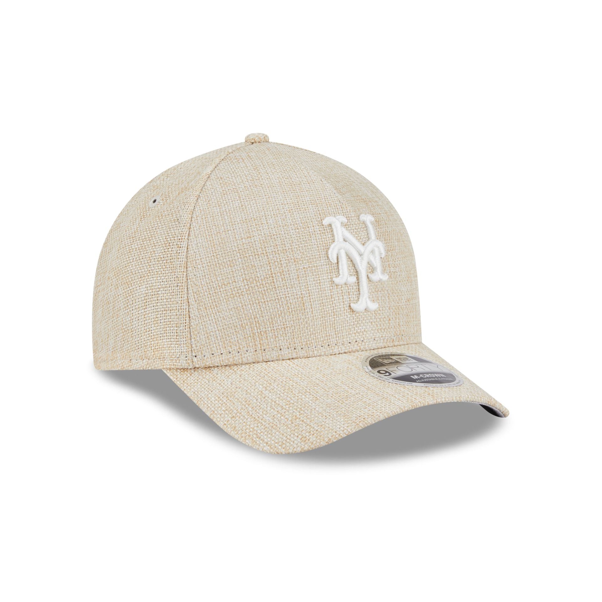 New York Mets Cotton Weave Stone 9FORTY M-Crown A-Frame Snapback Hat - Image 3