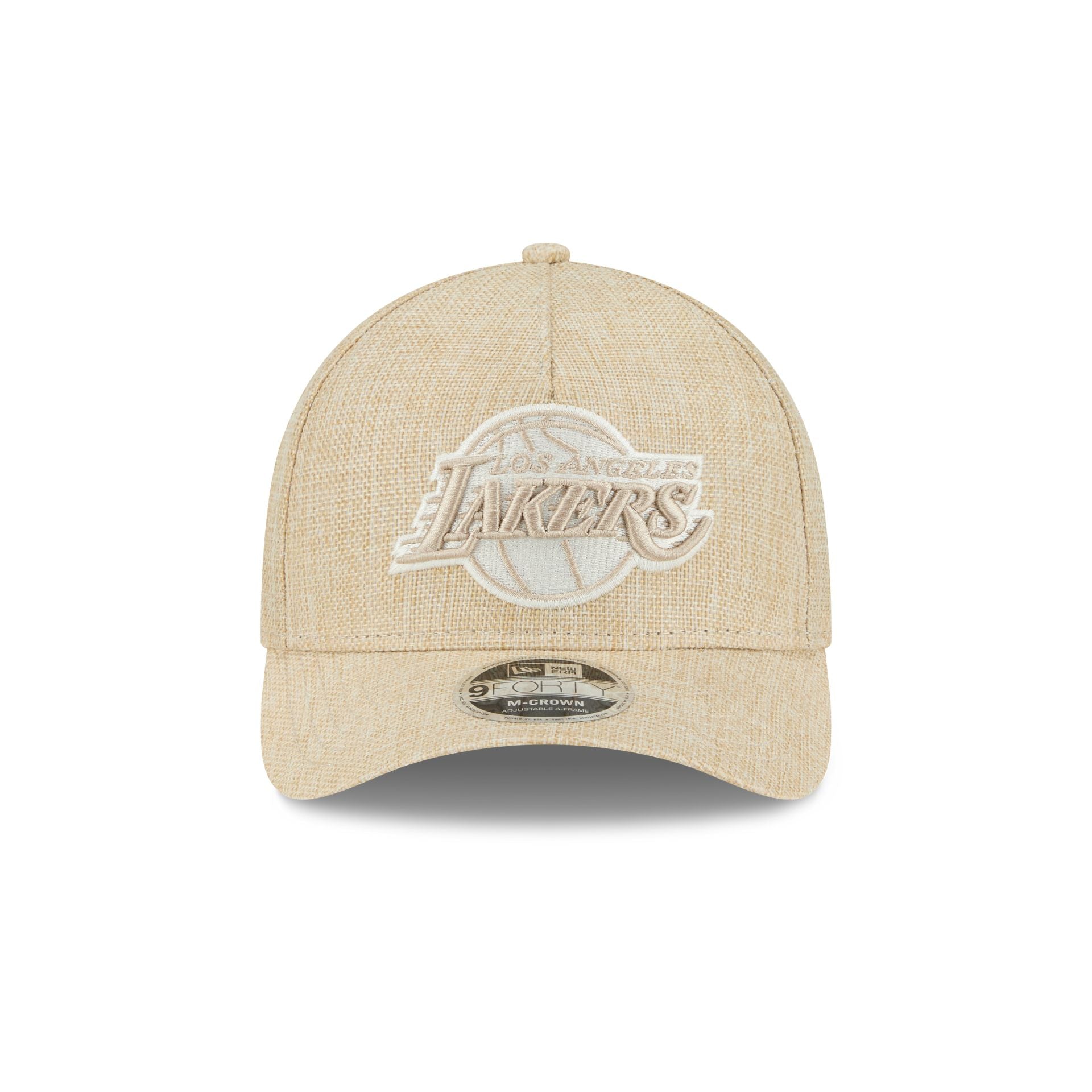 Los Angeles Lakers Cotton Weave Stone 9FORTY M-Crown A-Frame Snapback Hat - Image 2