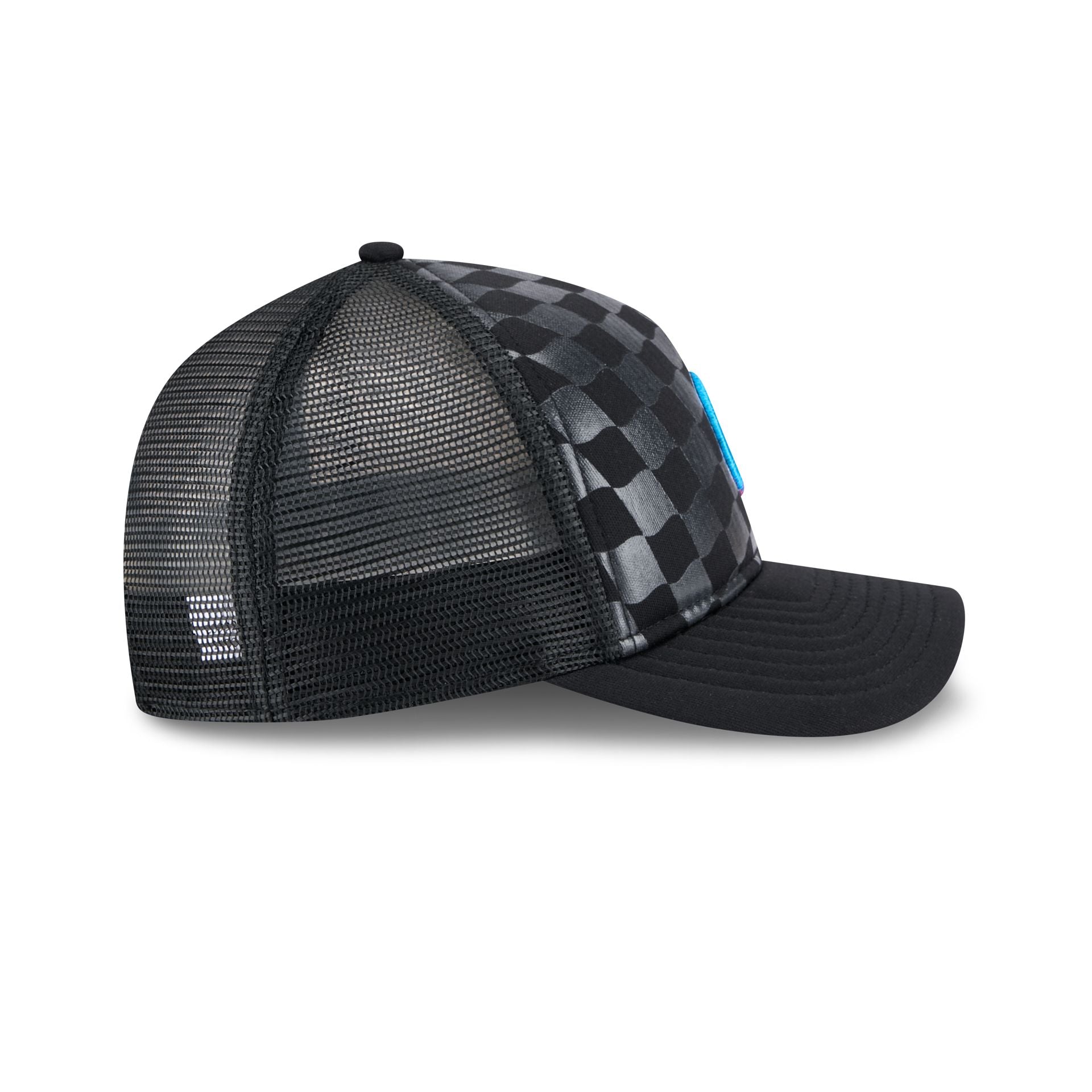 Chicago Cubs Gradient Raceway 9FORTY M-Crown A-Frame Trucker Hat - Image 5
