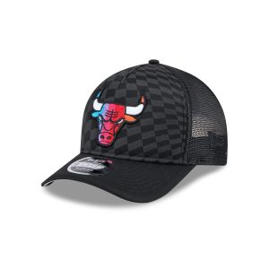 Chicago Bulls Gradient Raceway 9FORTY M-Crown A-Frame Trucker Hat