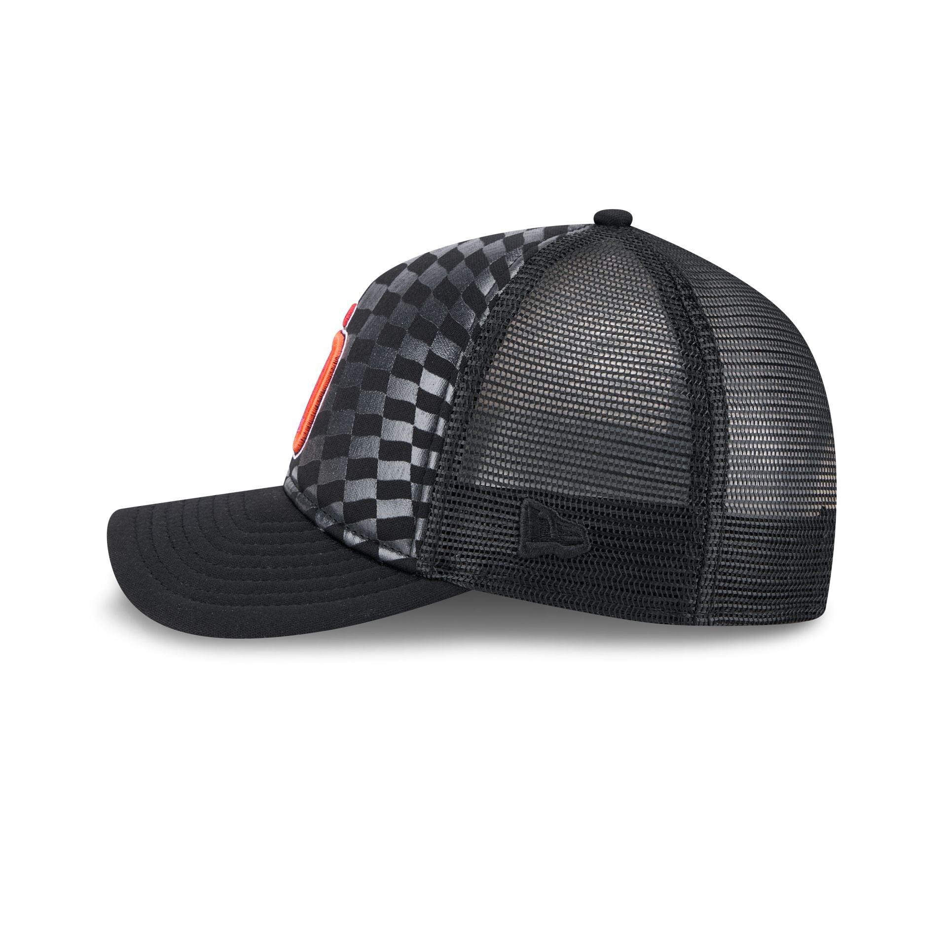 San Diego Padres Gradient Raceway 9FORTY M-Crown A-Frame Trucker Hat - Image 4