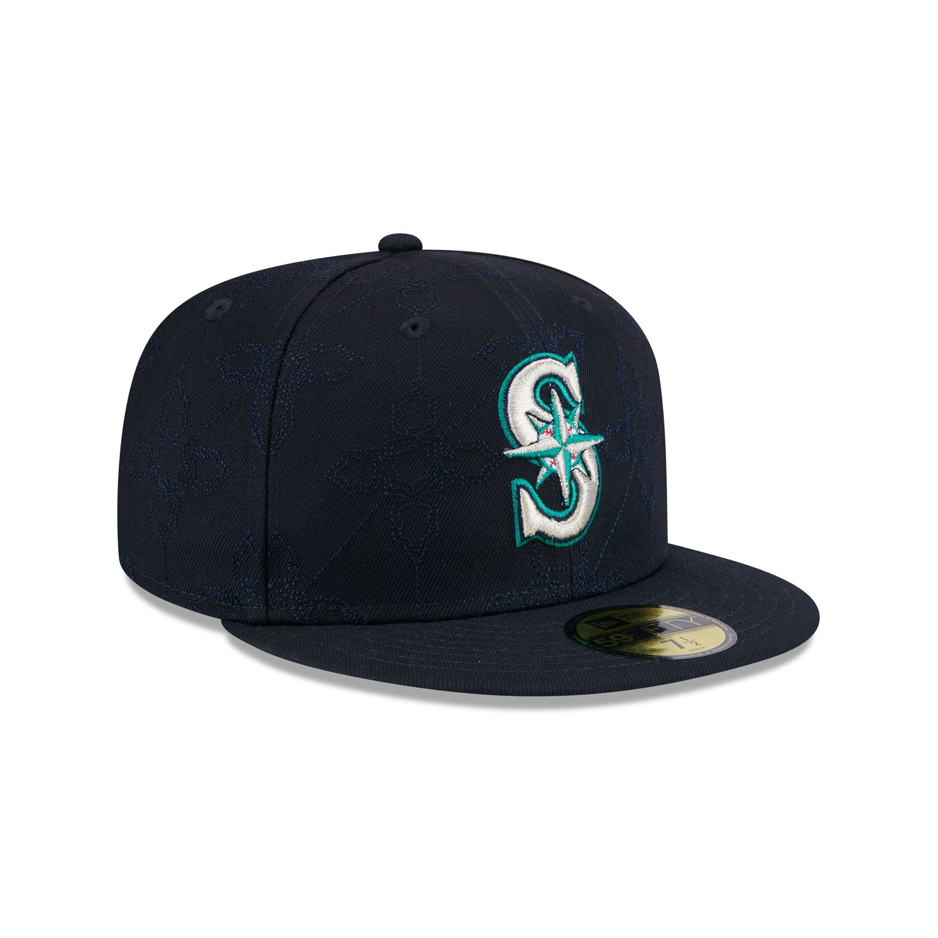 Seattle Mariners Color Pattern 59FIFTY Fitted Hat - Image 3