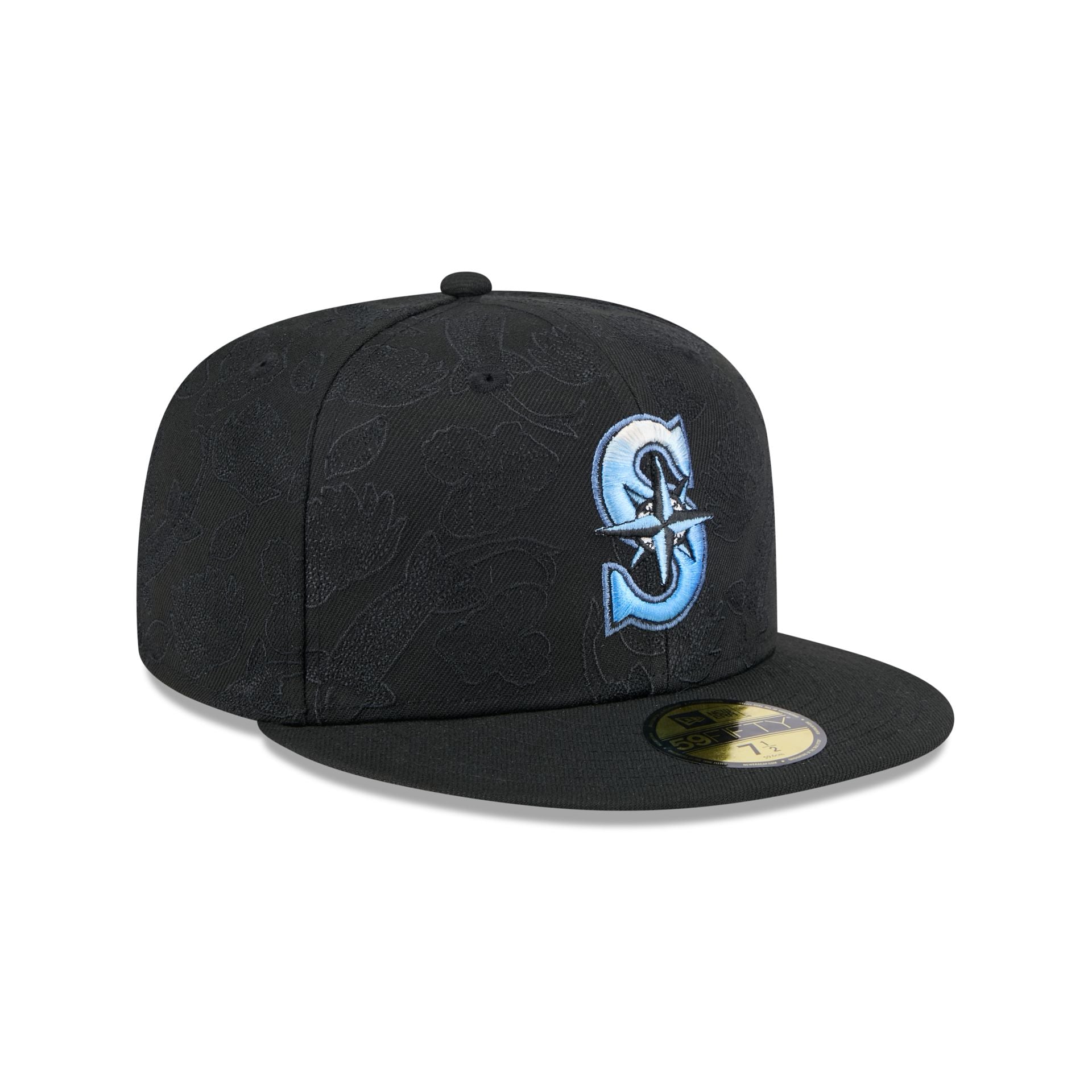 Seattle Mariners Tonal Koi 59FIFTY Fitted Hat - Image 3