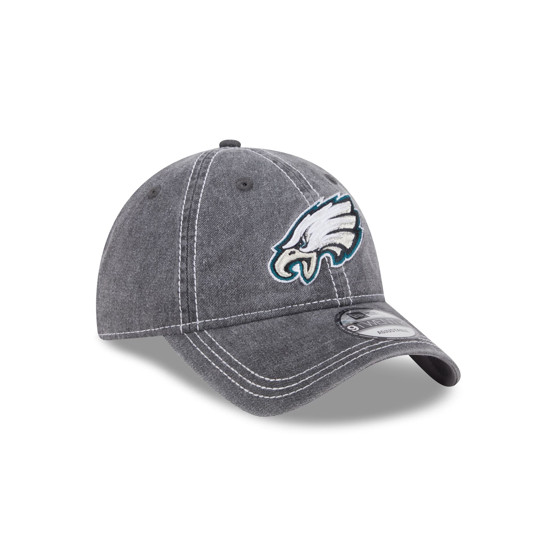 Philadelphia Eagles Washed Contrast 9TWENTY Adjustable Hat - Image 3