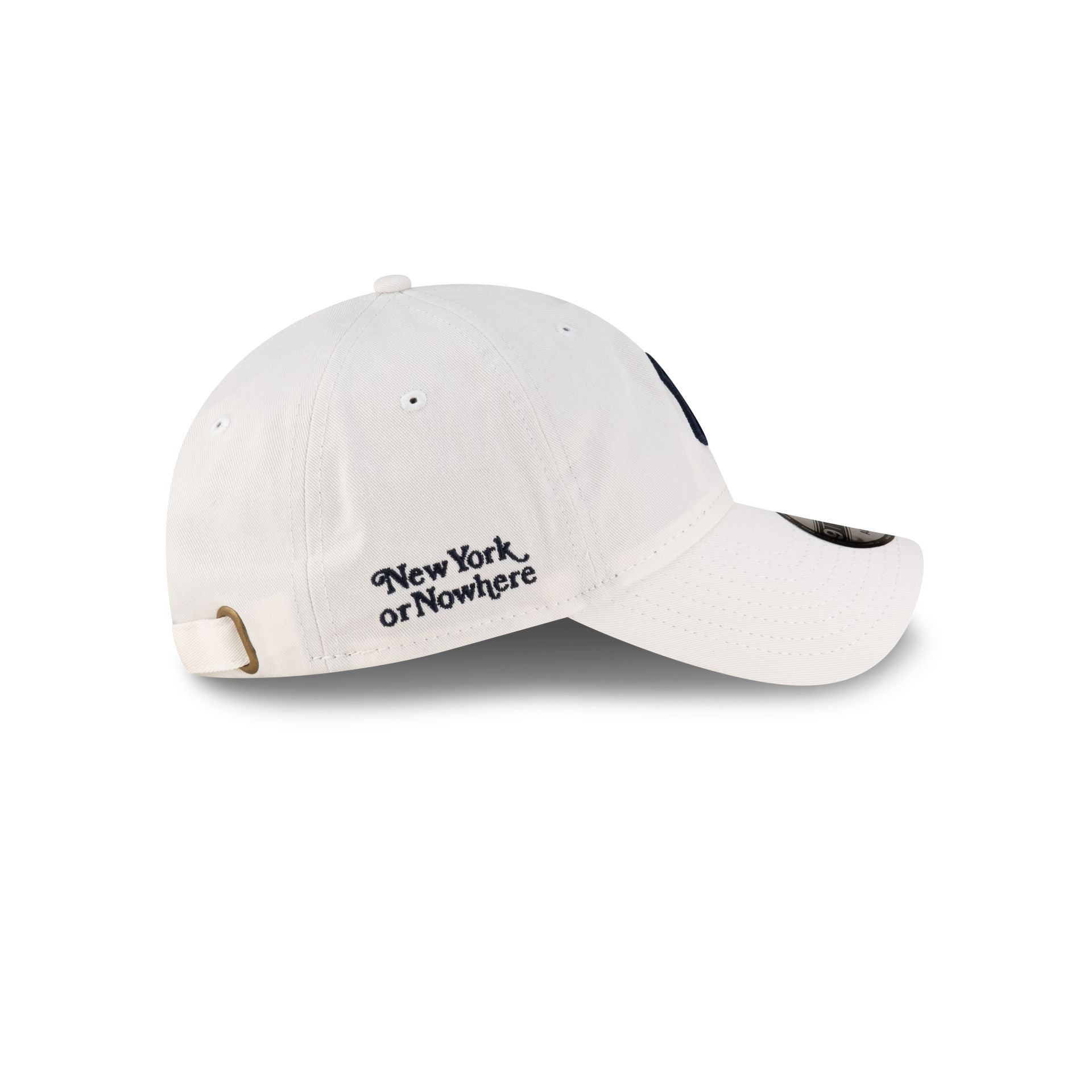 New York or Nowhere x New York Yankees White Logo 9TWENTY Adjustable Hat - Image 4