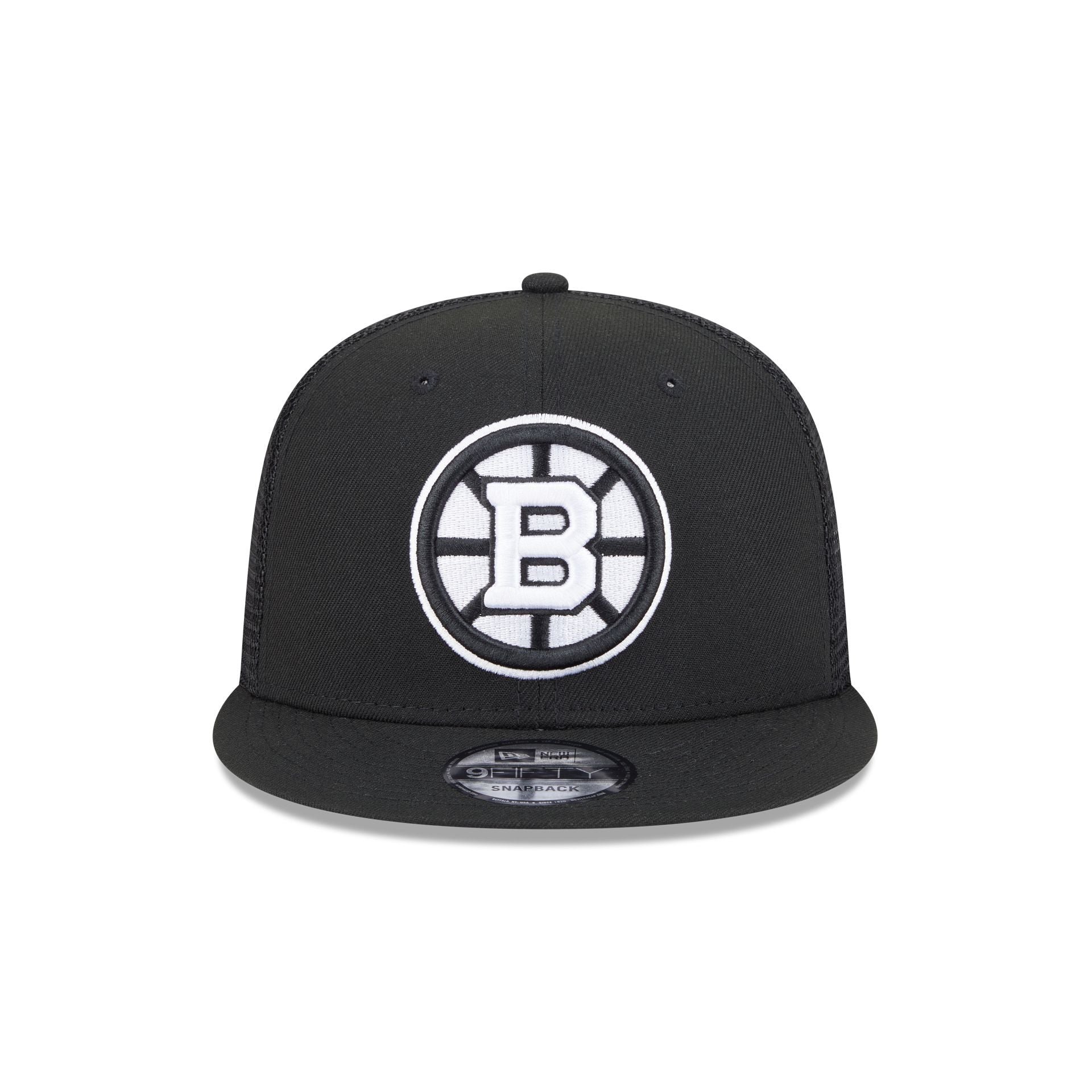 Boston Bruins Black 9FIFTY Trucker Hat - Image 2