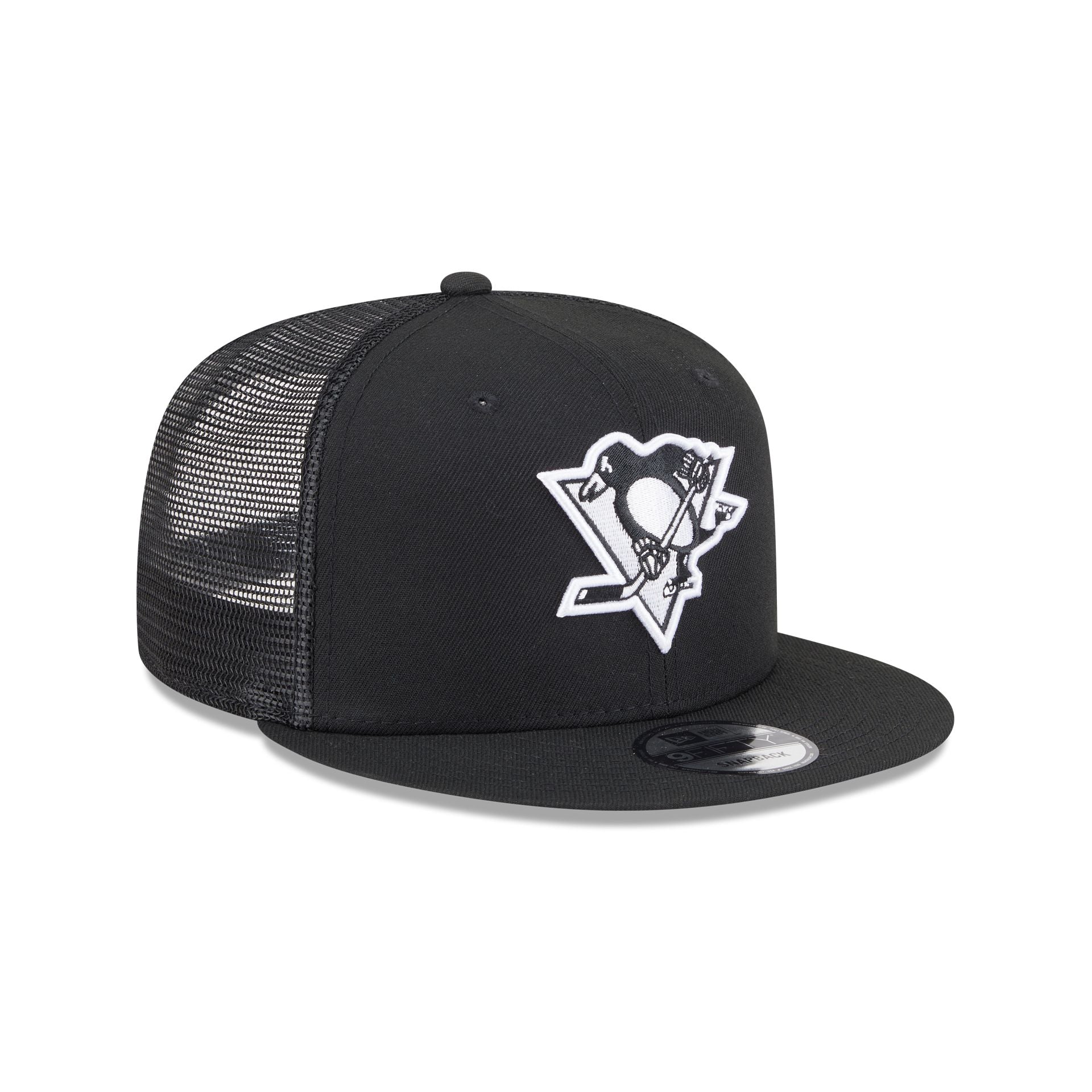 Pittsburgh Penguins Black 9FIFTY Trucker Hat - Image 3