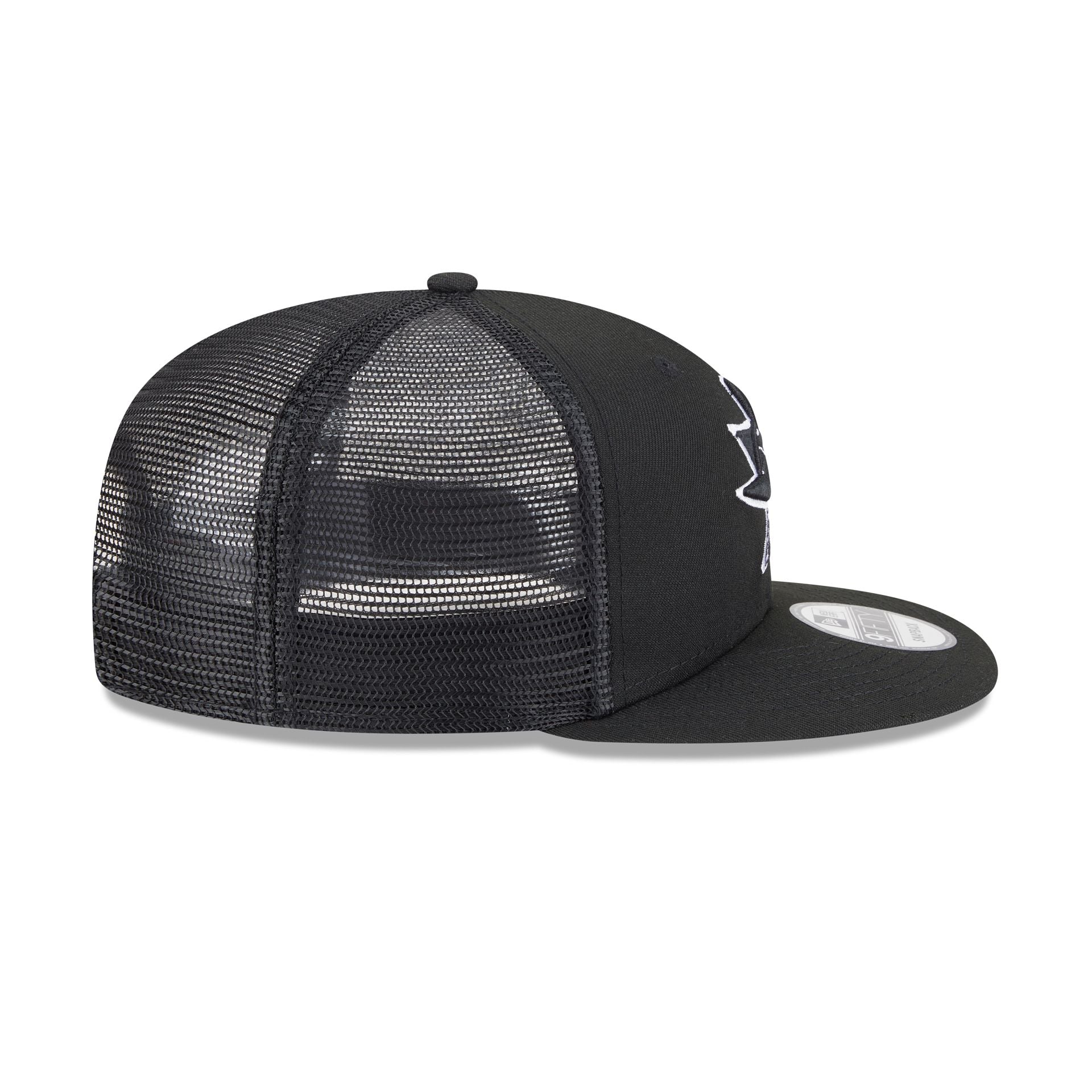 San Jose Sharks Black 9FIFTY Trucker Hat - Image 5