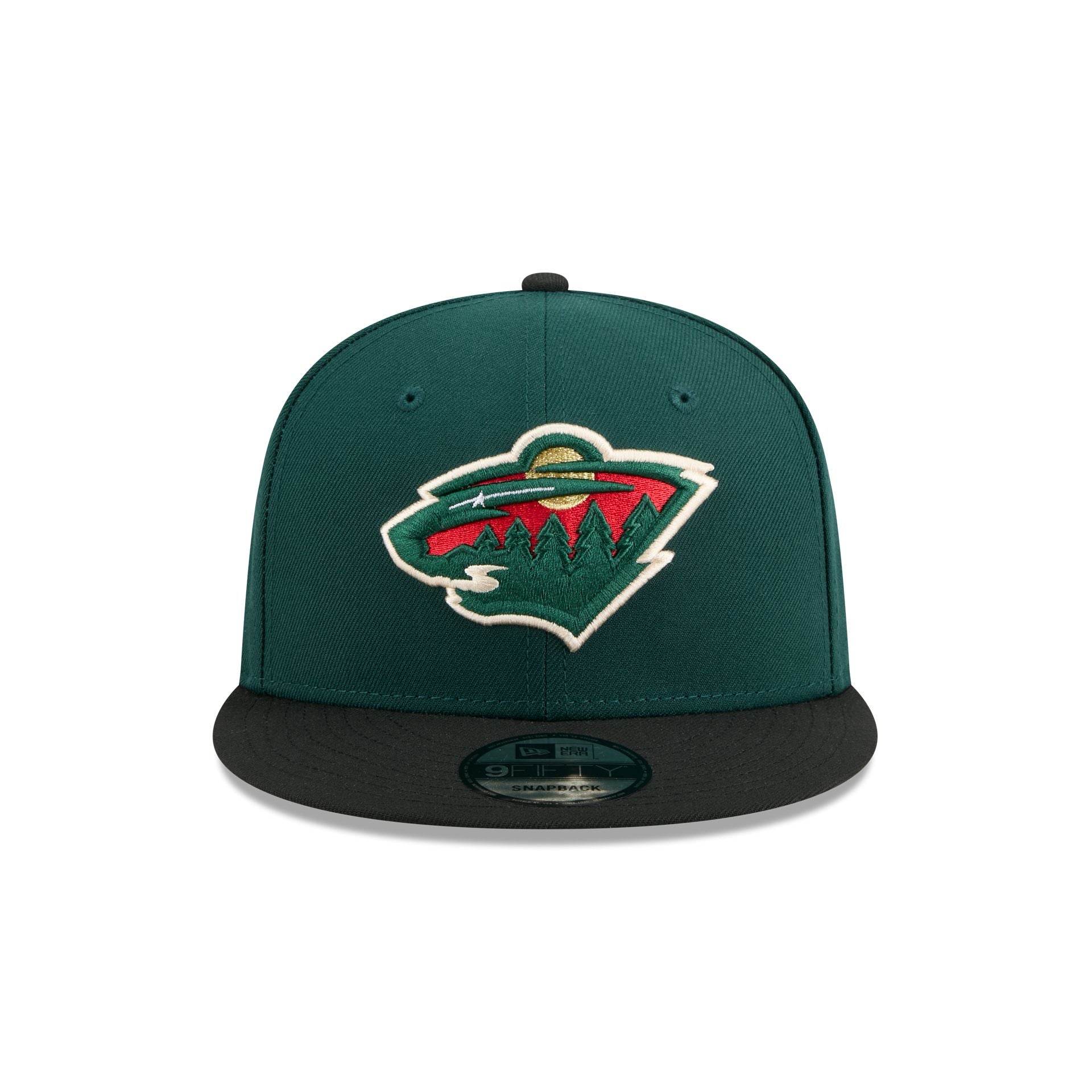 Minnesota Wild Black Visor 9FIFTY Snapback Hat - Image 2